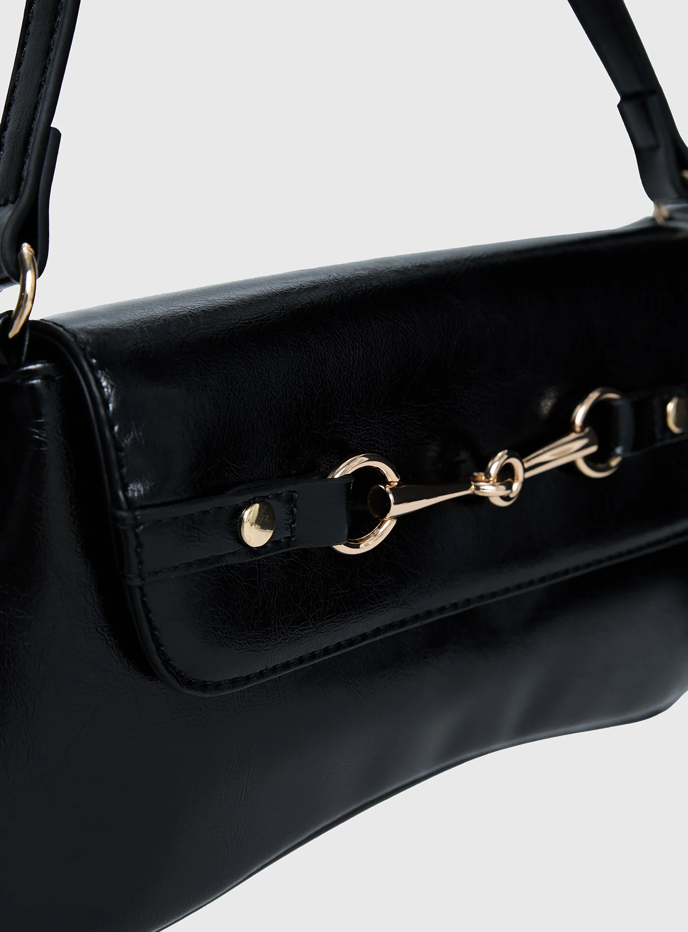 Pulse Shoulder Bag Black / Gold