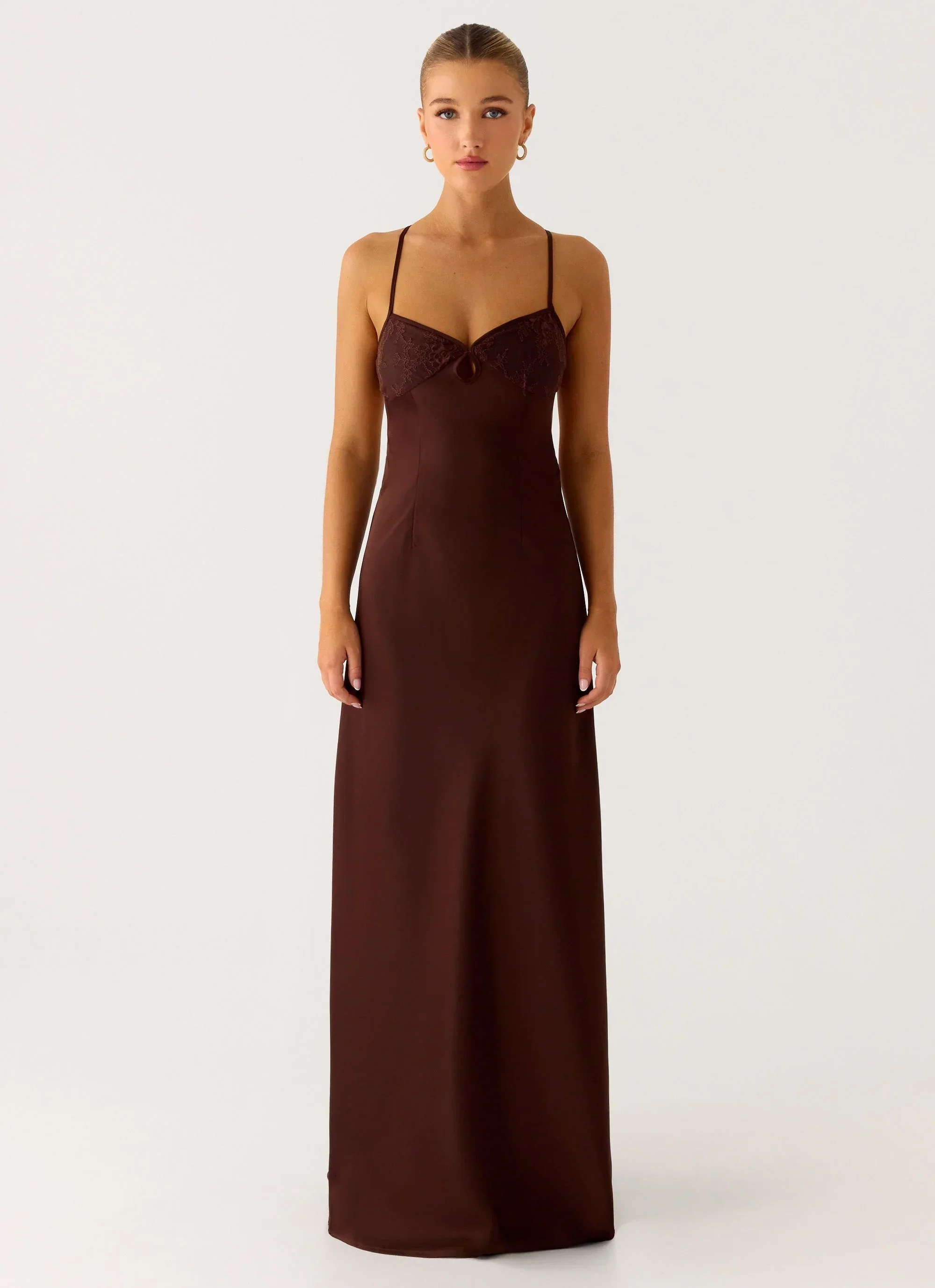 Joanie Maxi Dress - Chocolate