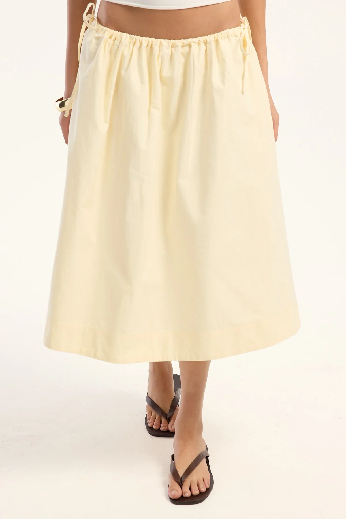 Perfect Stranger Penelope Midi Skirt Butter
