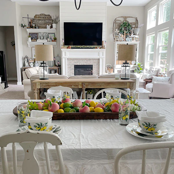 Extra Long 40 Inch Dough Bowl Platter