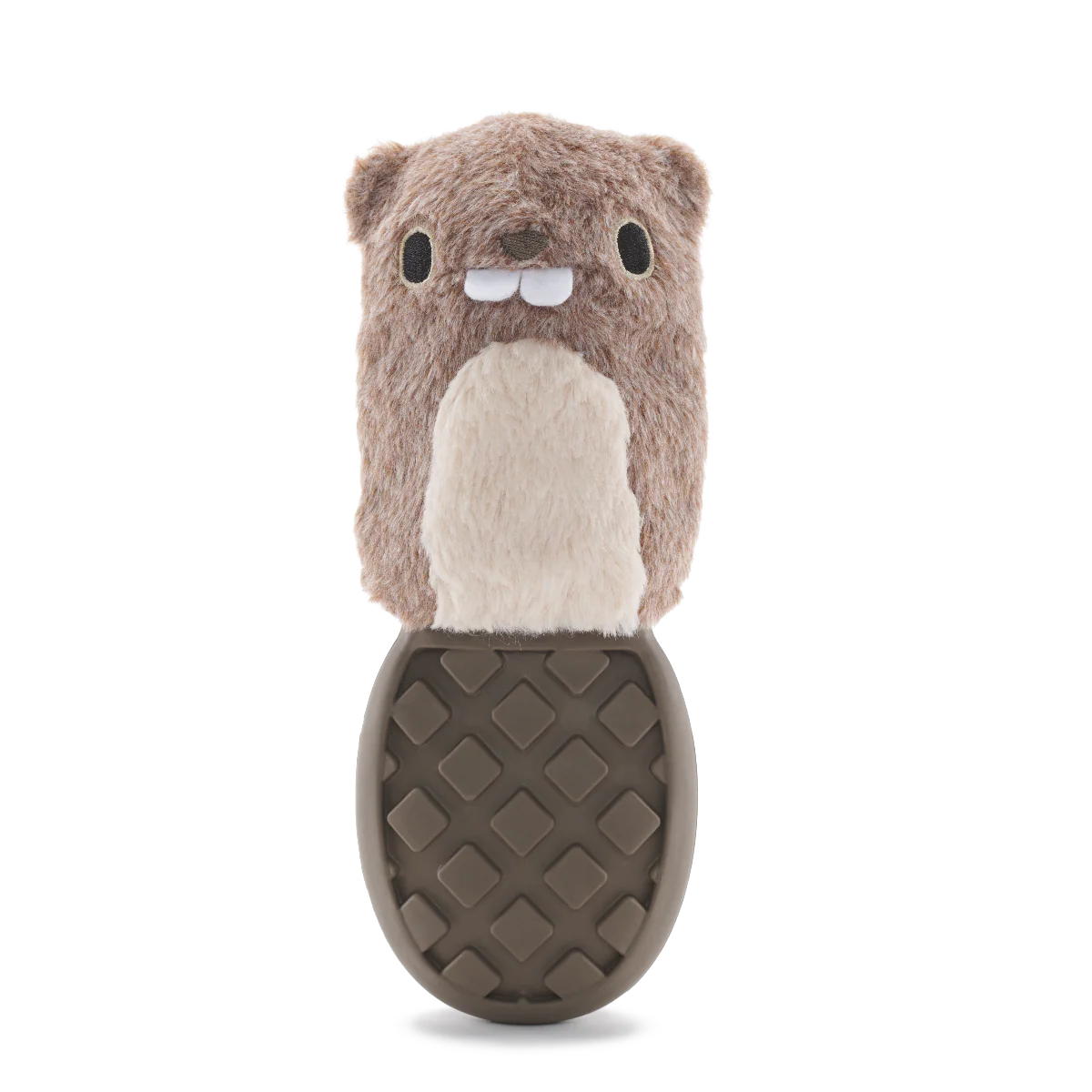 P.B. Beaver Durable Super Chewer 2-in-1 Rip and Reveal Dog Toy