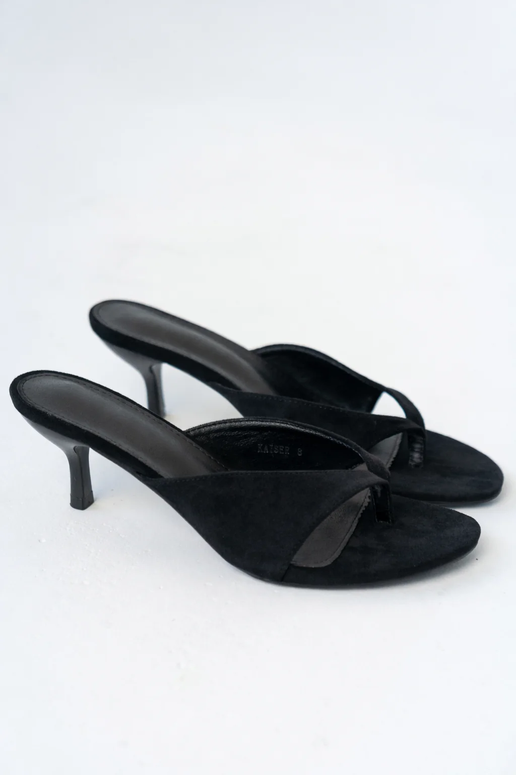 Kaiser Kitten Heel in Black - FINAL SALE