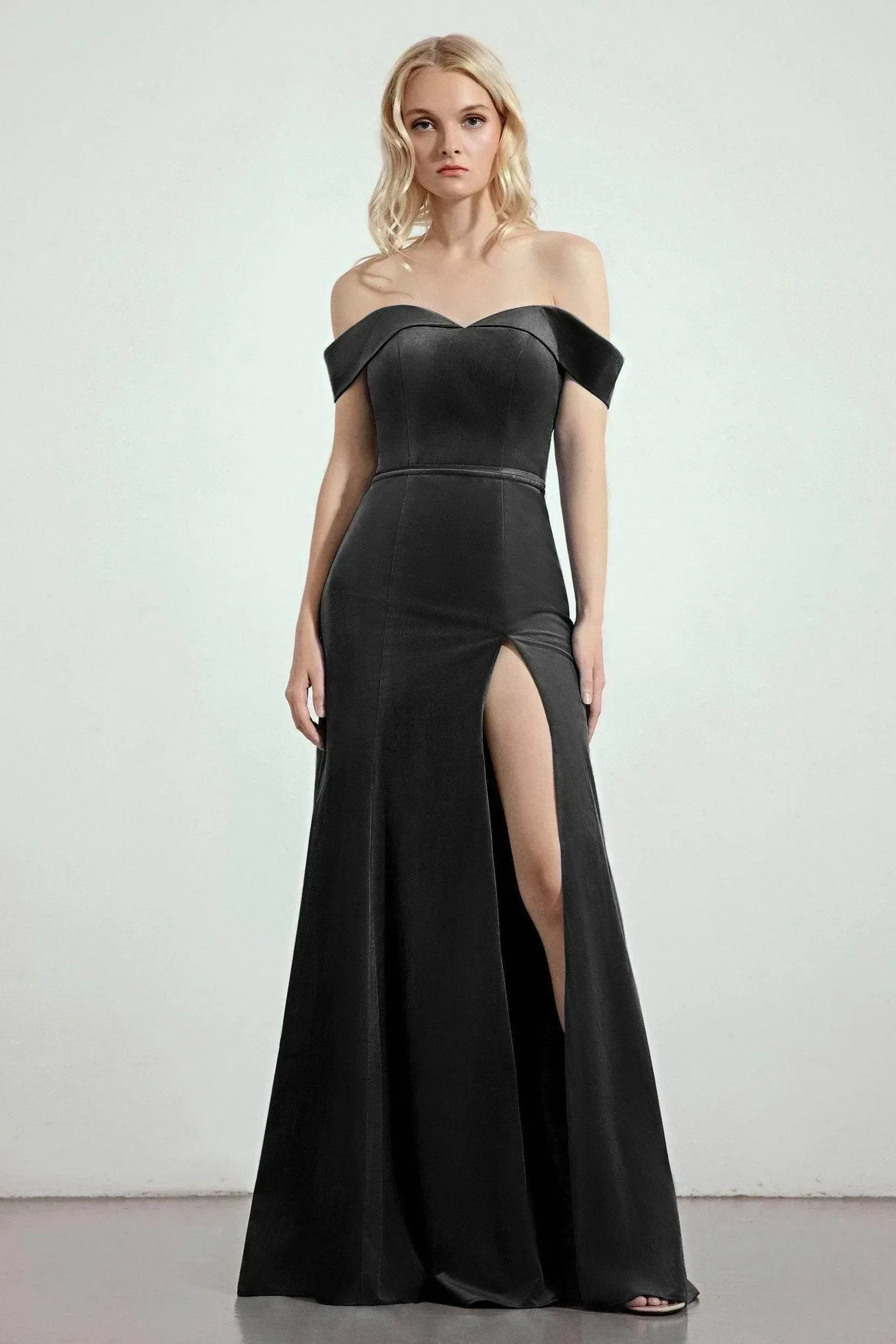 Trumpet-Mermaid Sweep-Brush Train Bridesmaid Dress Formal Dresses CB0271