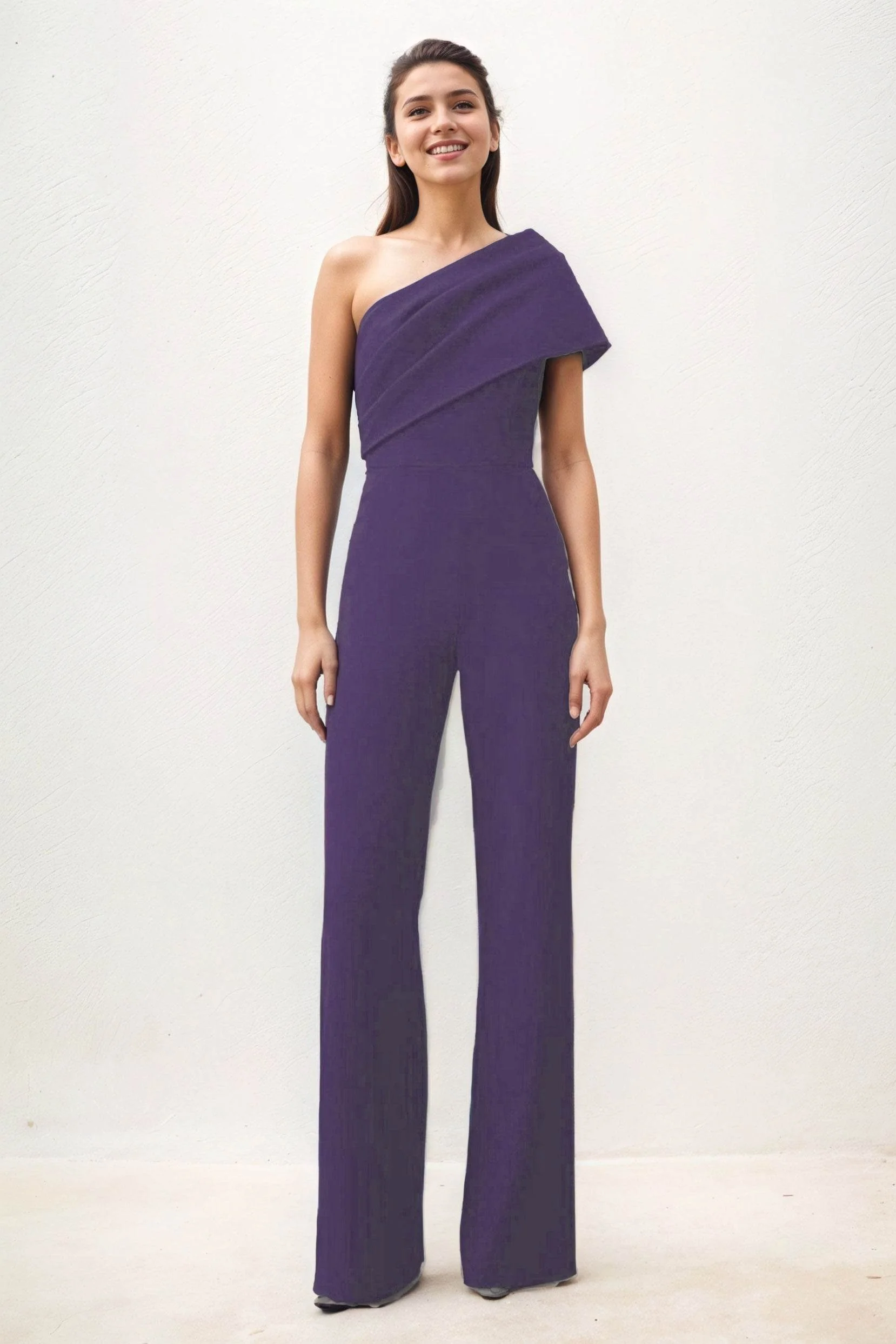 Jumpsuit Maxi Elastic Cloth Wedding Guest Dress CG0277