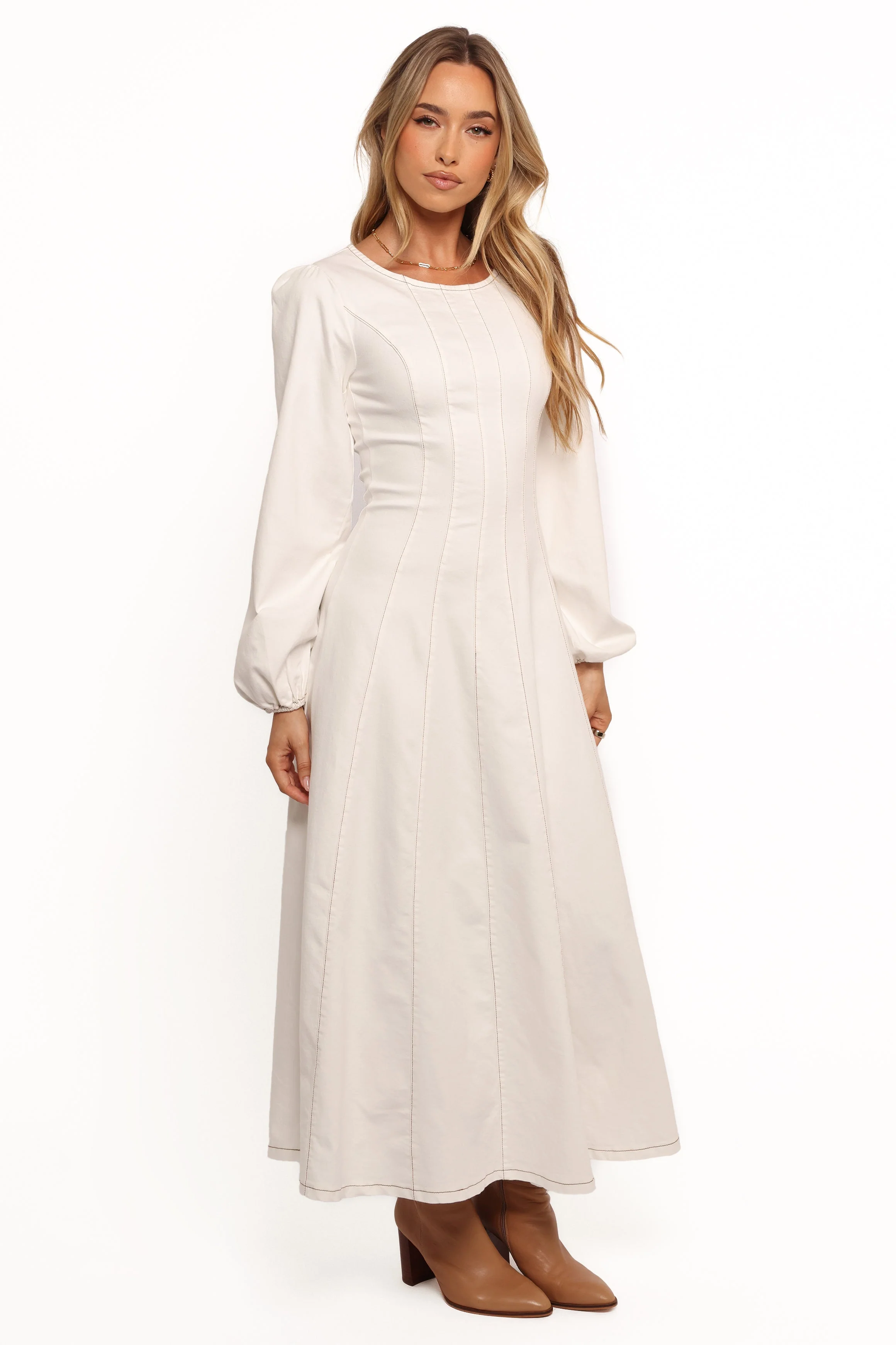 Cilla Midi Dress - White
