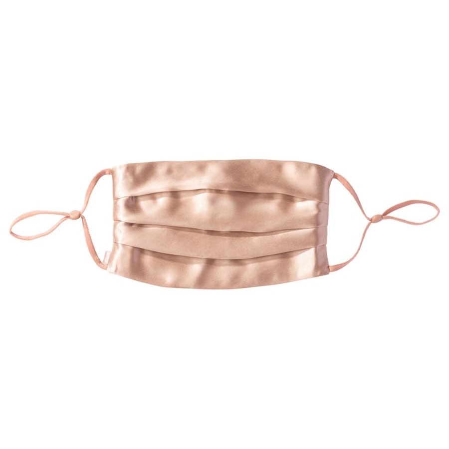 slip Face Coverings Osłona na twarz z czystego jedwabiu w kolorze różowego złota