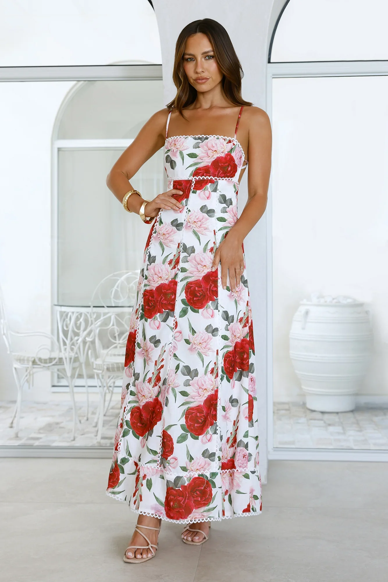Softly Held Maxi Dress Floral