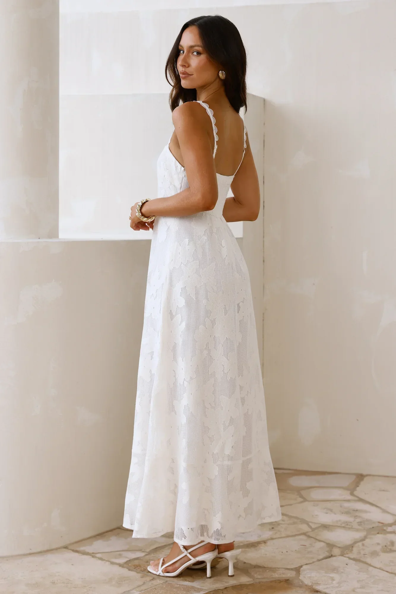 Soft Blossom Maxi Dress - luluinthesky