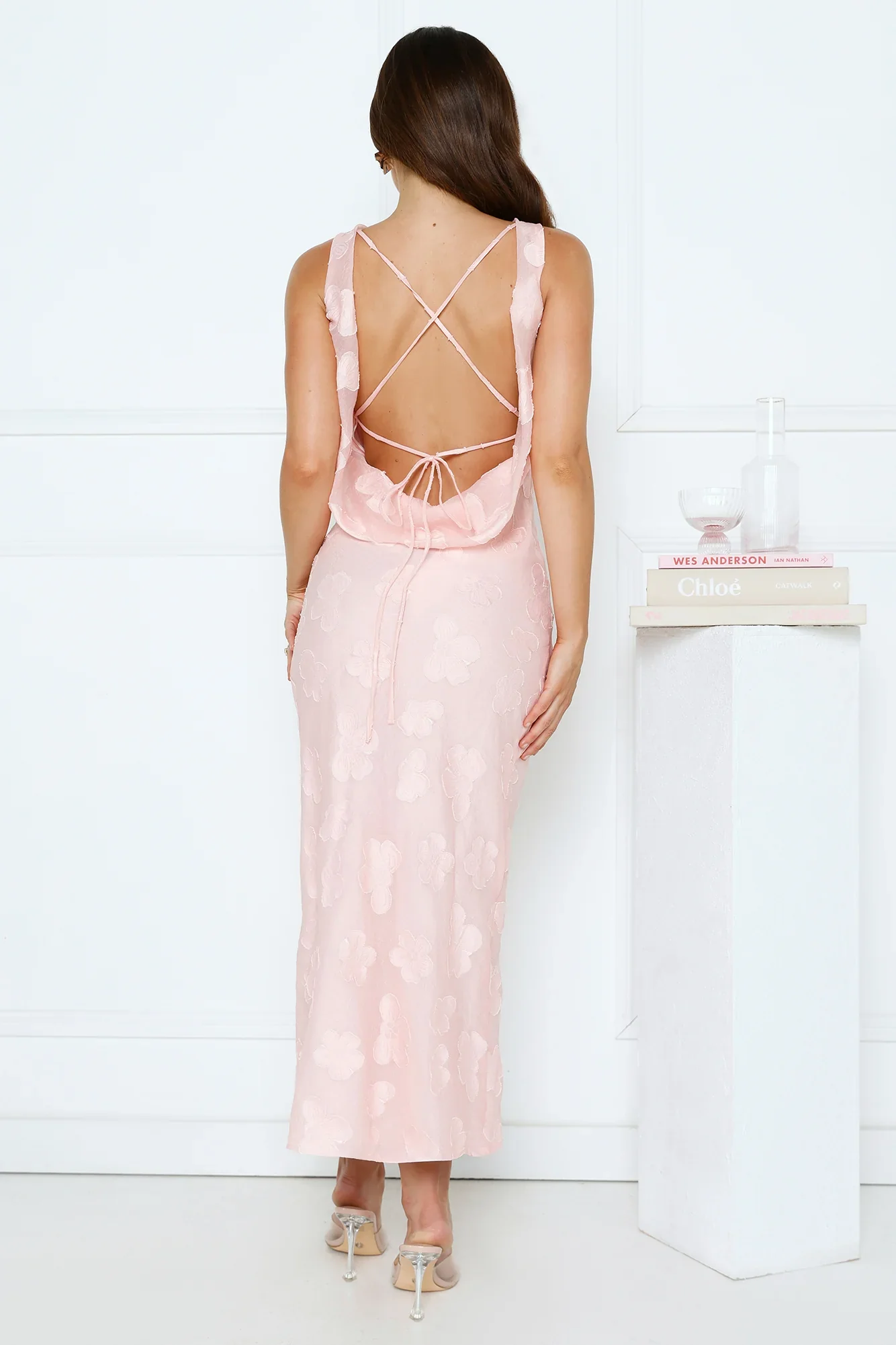 Secret Garden Affair Midi Dress Pink - luluinthesky