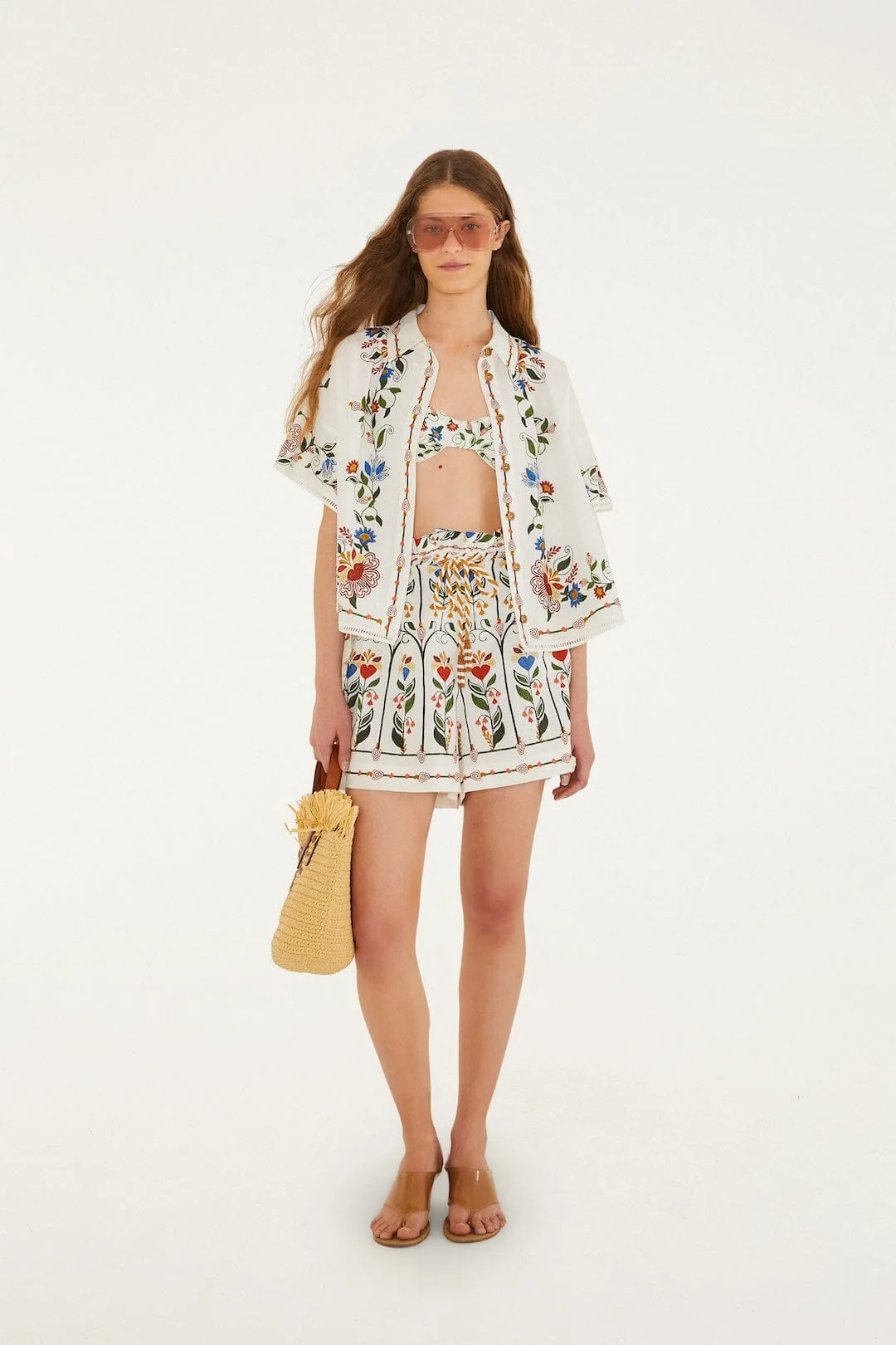 Off-White Stitched Garden Shorts