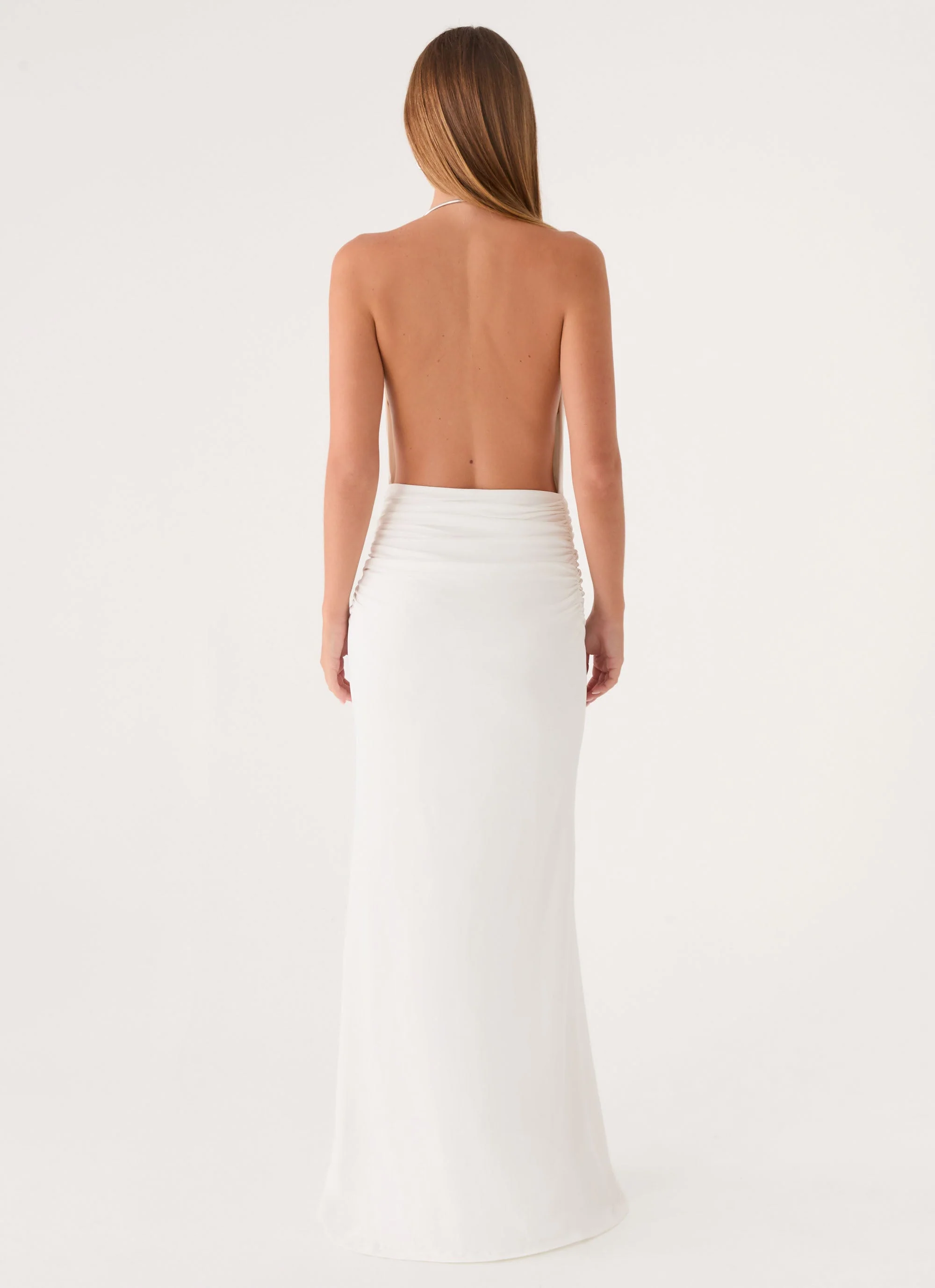 Hena Maxi Dress - White - luluinthesky
