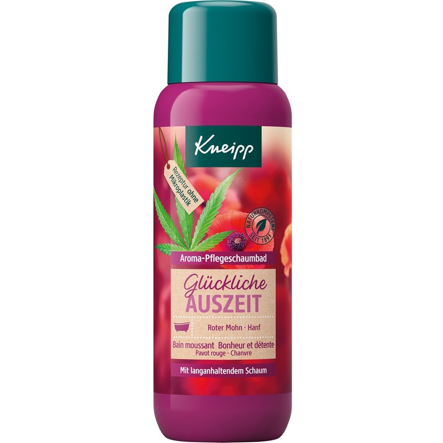 Kneipp Pianka i krem do kąpieli Aromatyczny płyn pielęgnujący do kąpieli Radosna chwila relaksu