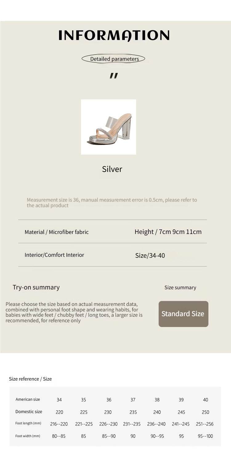 Chunky Heel 11cm PU Shoes 877856890347