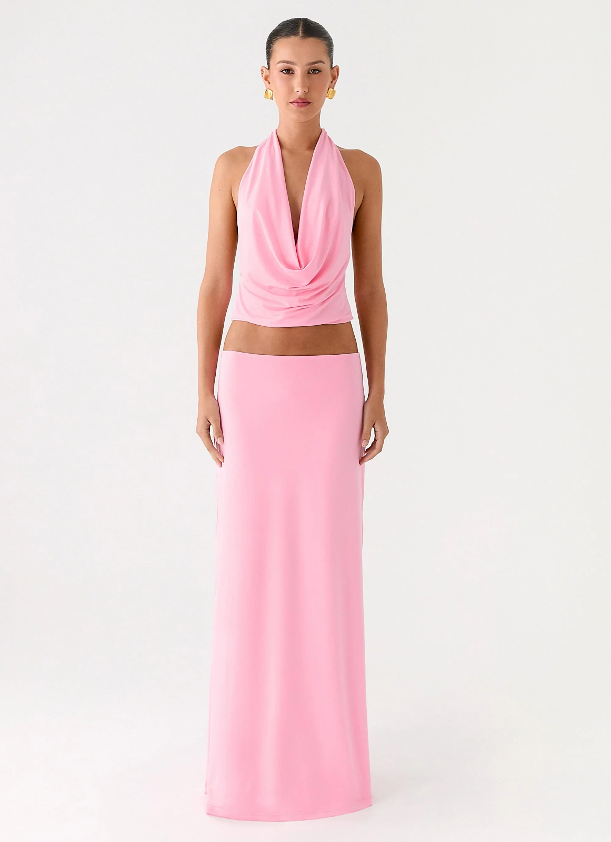 Ashi Maxi Skirt - Pink