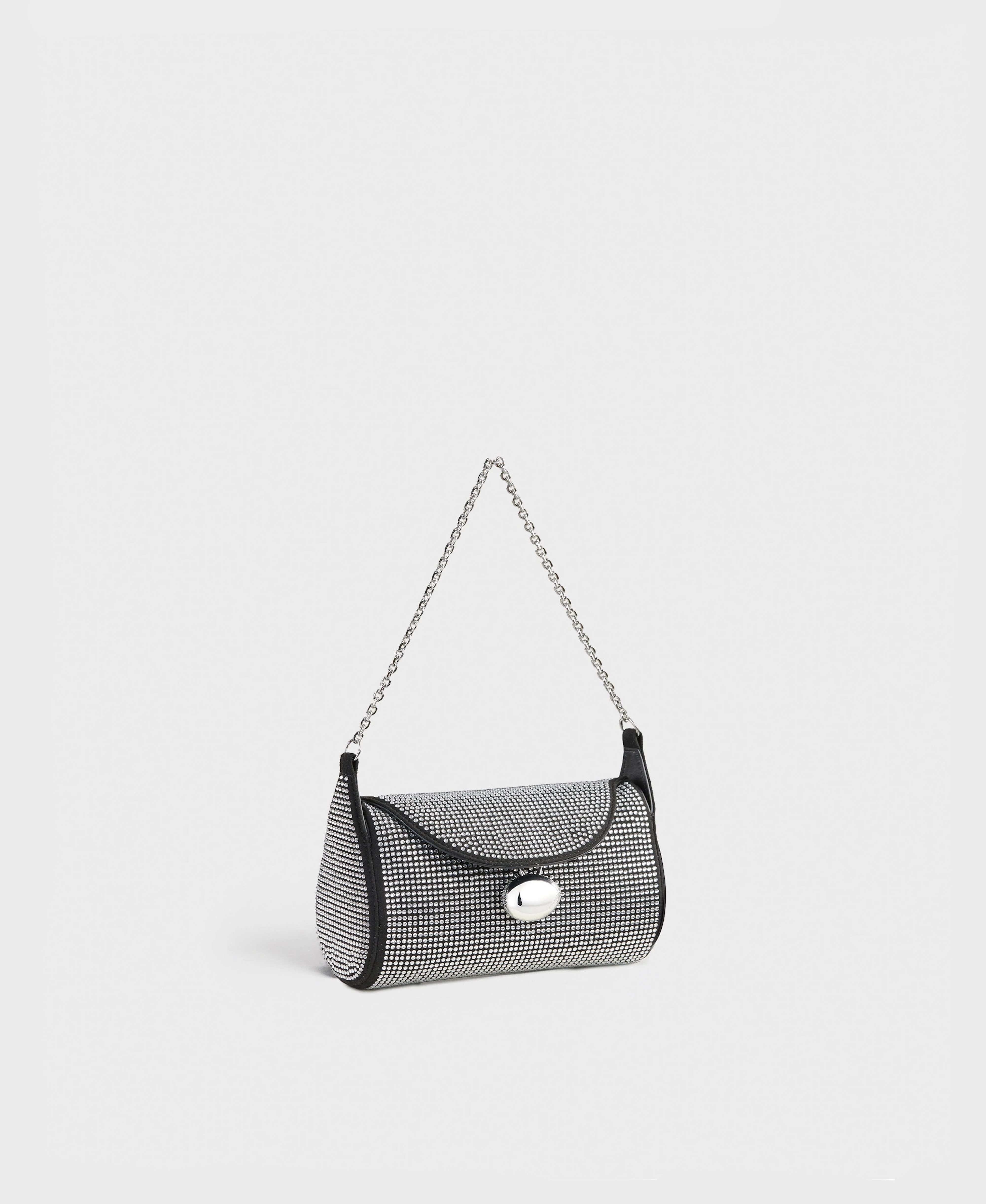Mini Drop Duffel - Black Rhinestone