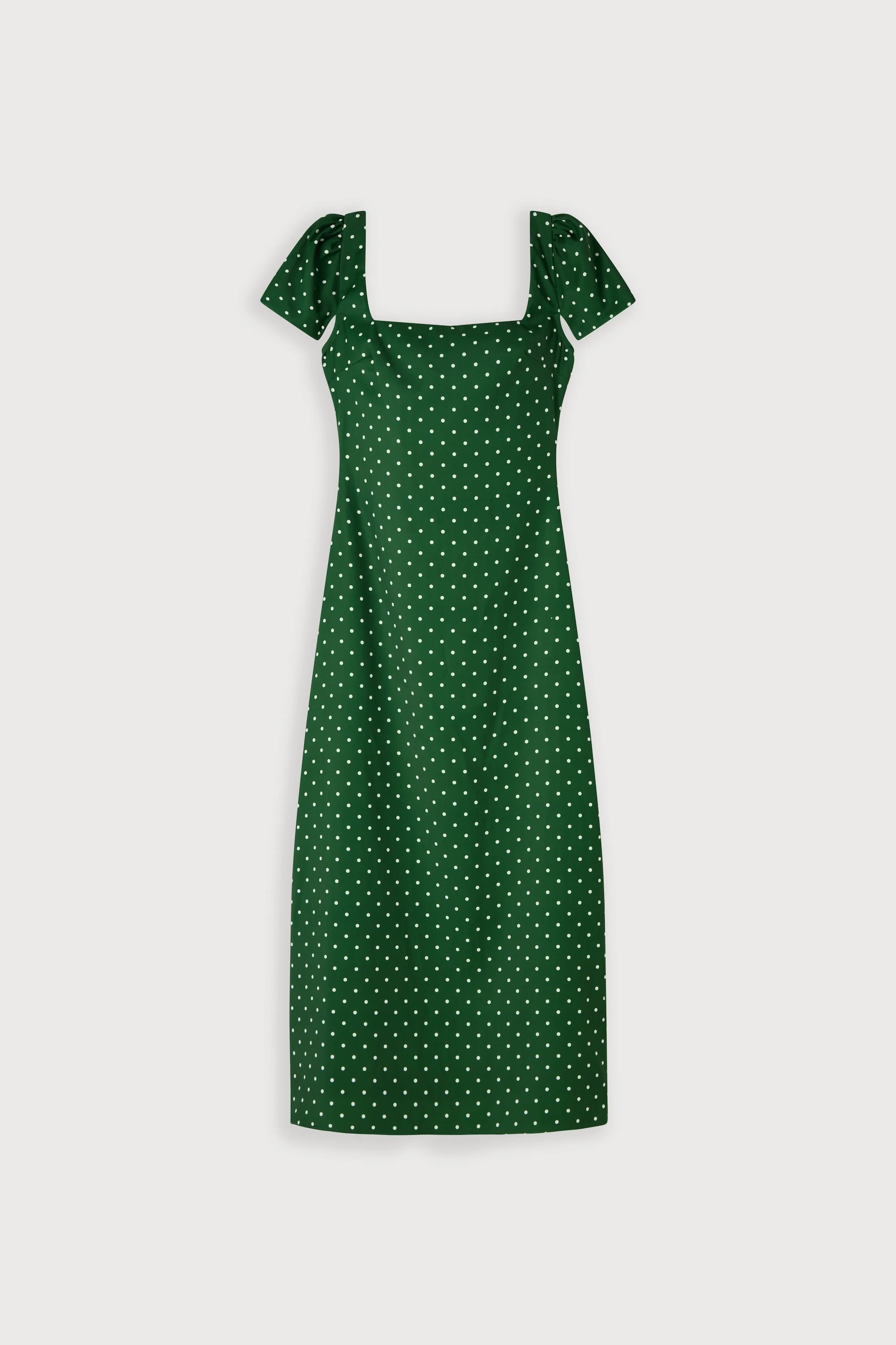 Square Neck Slip Midi Dress