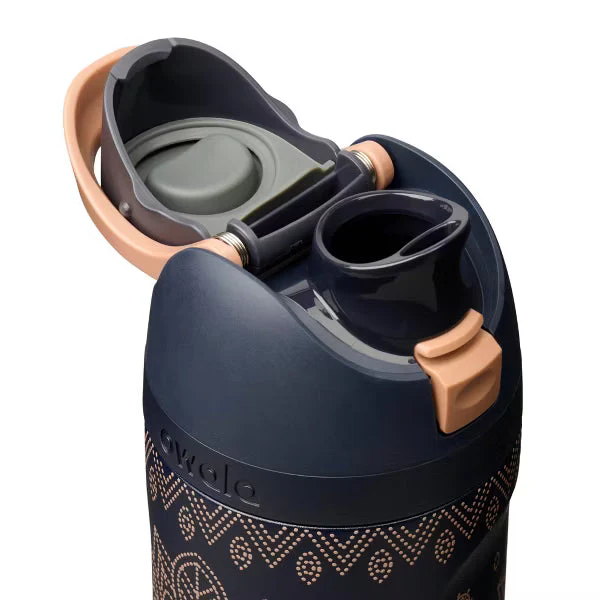 Owala 24fl oz Stainless Steel Special Edition FreeSip Water Bottle - Midnight Rodeo - luluinthesky