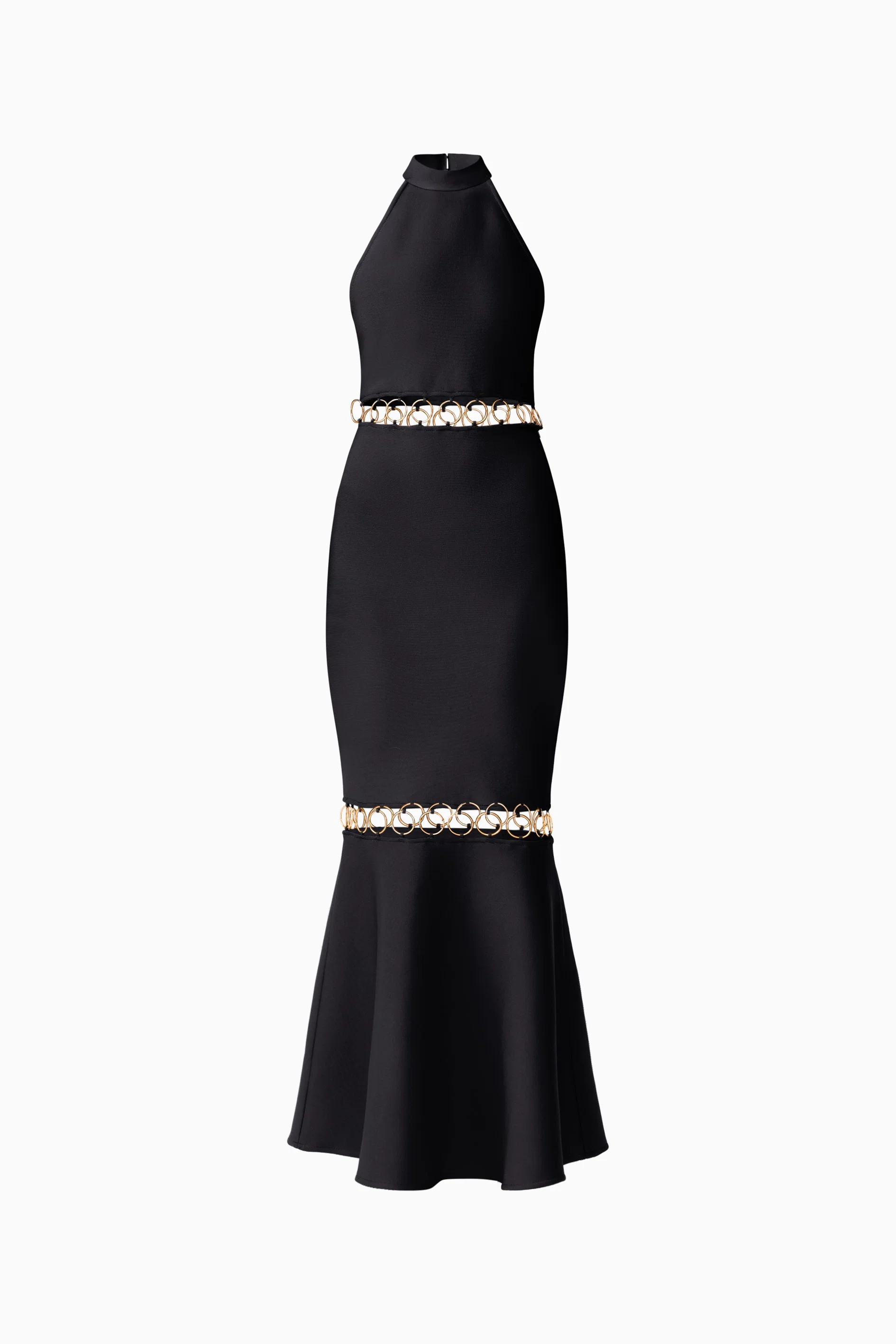 Naomi Halter Gown in Black