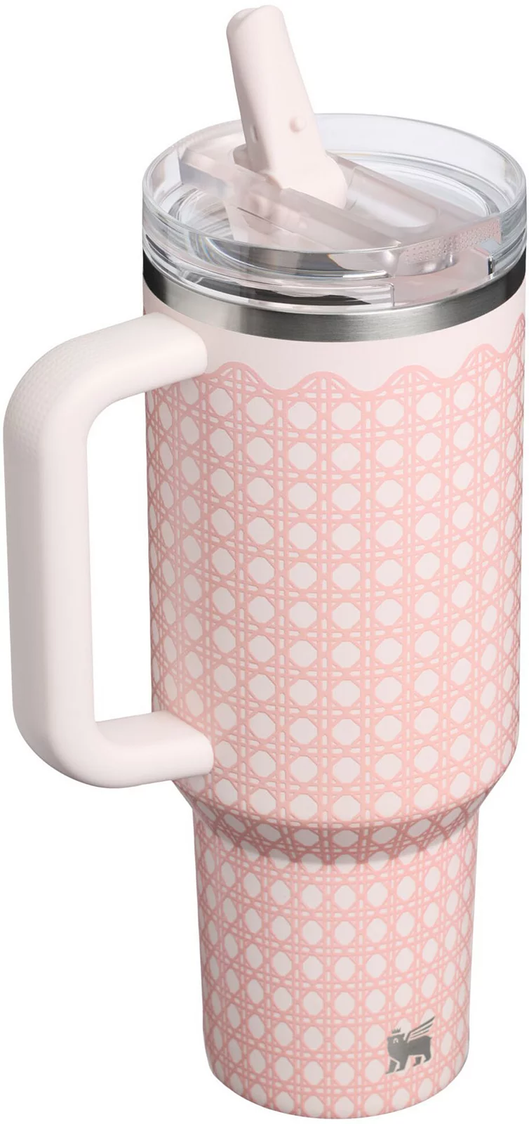 Stanley 40 oz. Quencher ProTour Flip Straw Tumbler - Rose Quartz Rattan