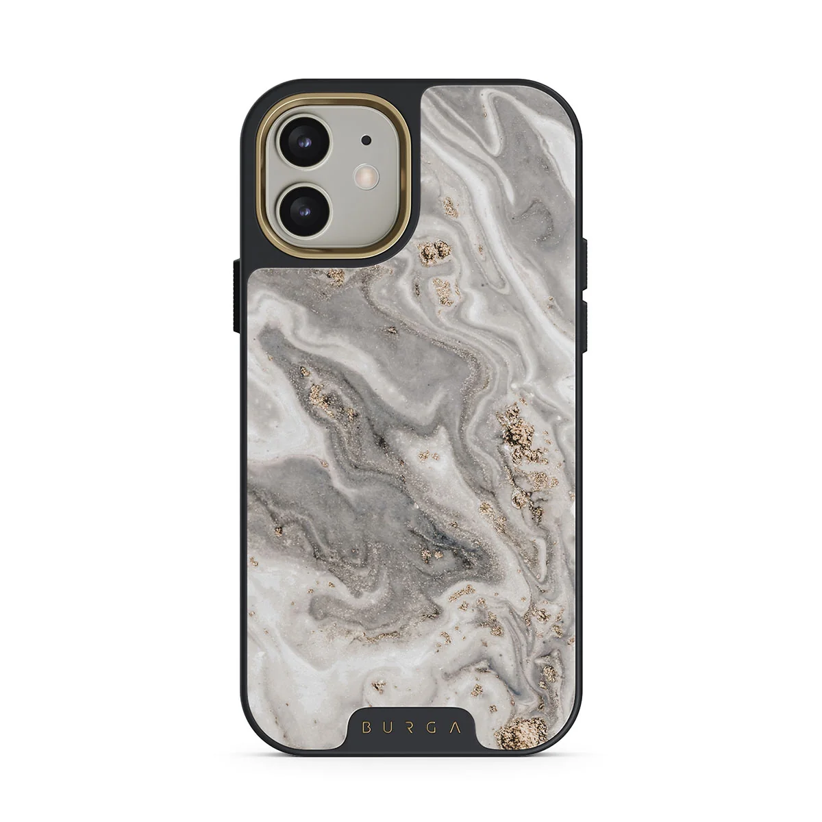 Snowstorm - Grey Marble iPhone 12 ケース