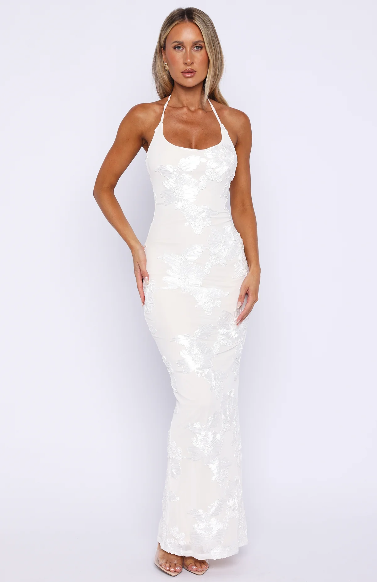 Summer Ready Maxi Dress Off White - luluinthesky