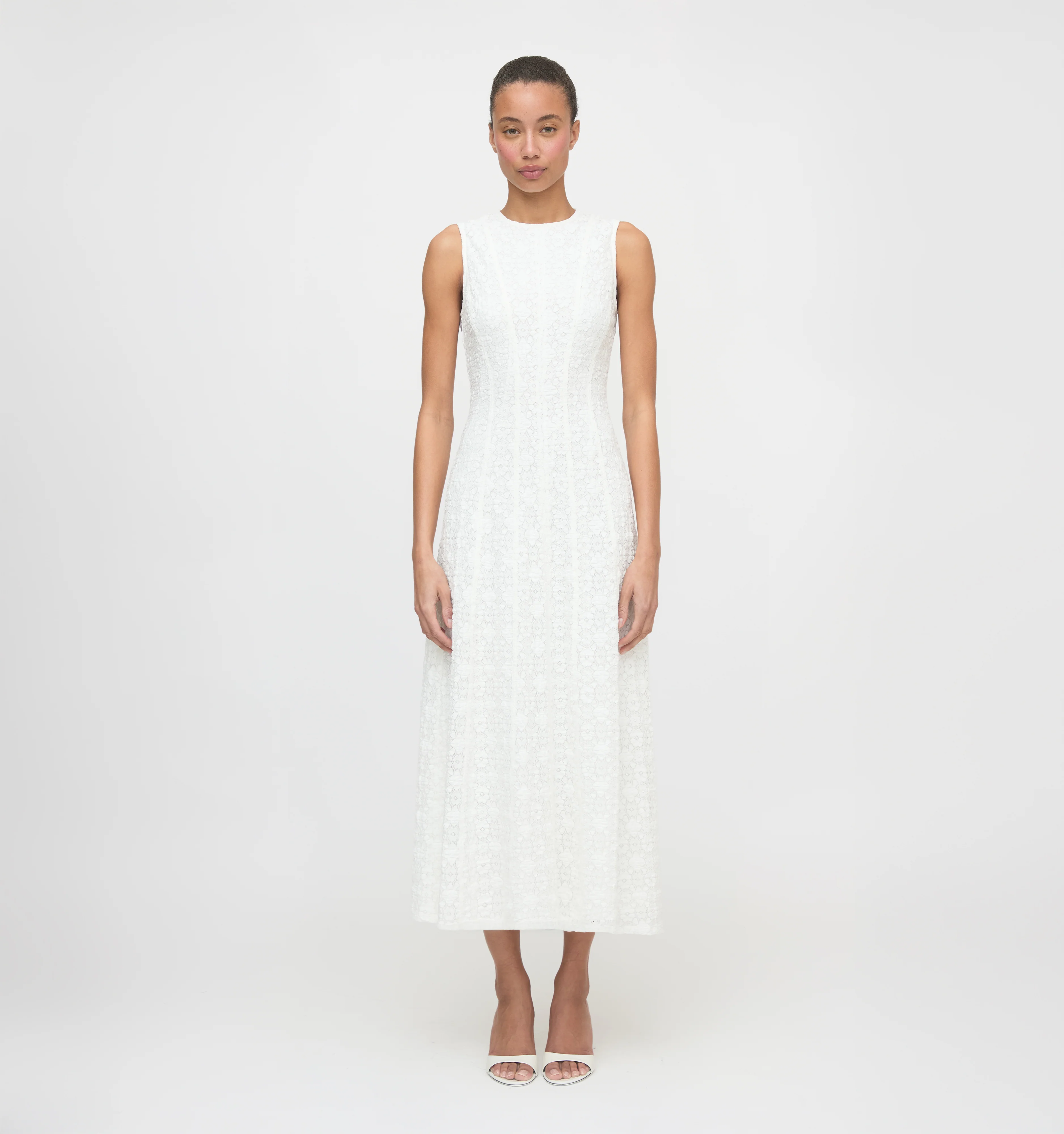 The Leanne Dress - White Lace