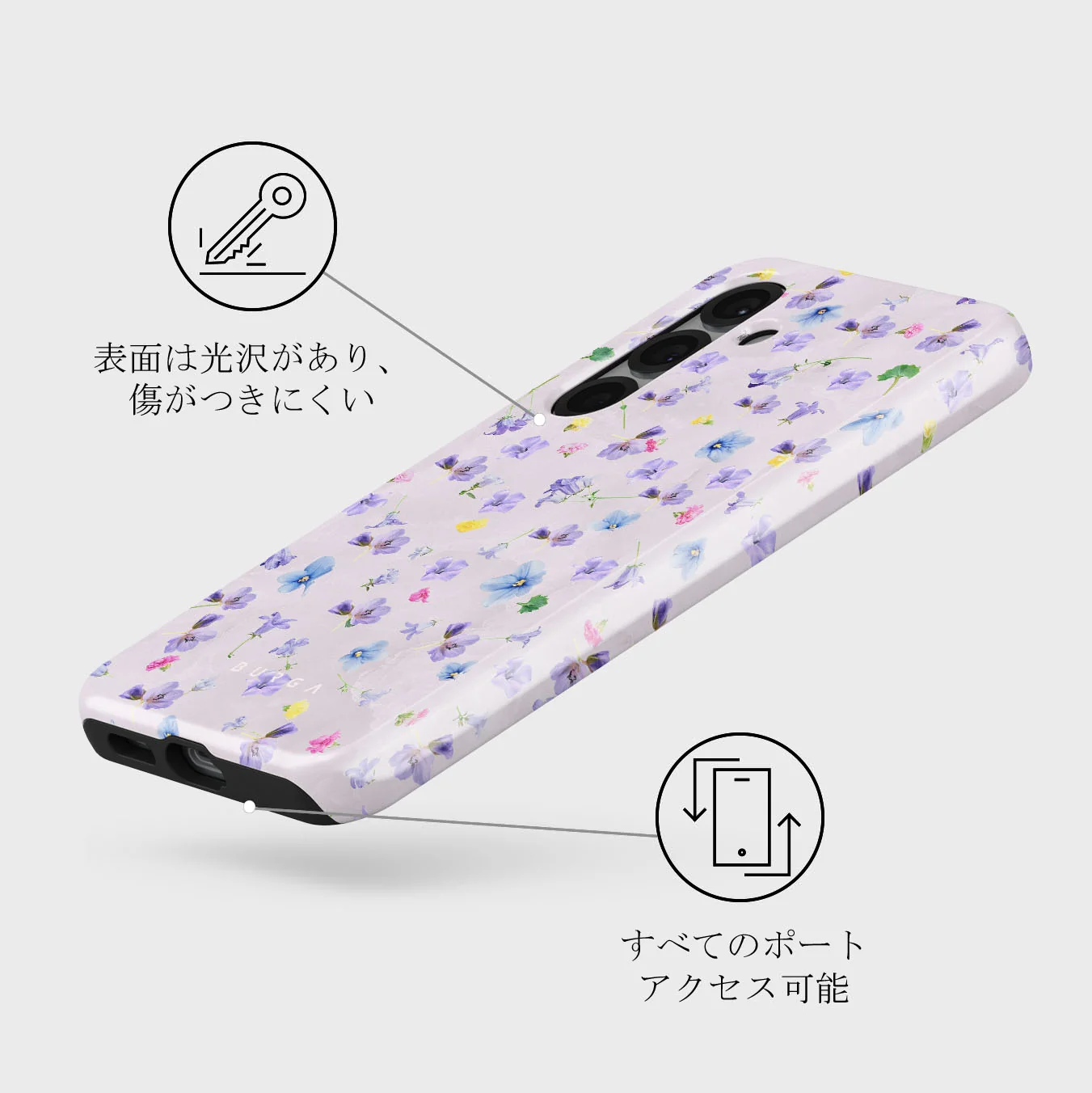 Wildflower - Samsung Galaxy S25 Plus ケース