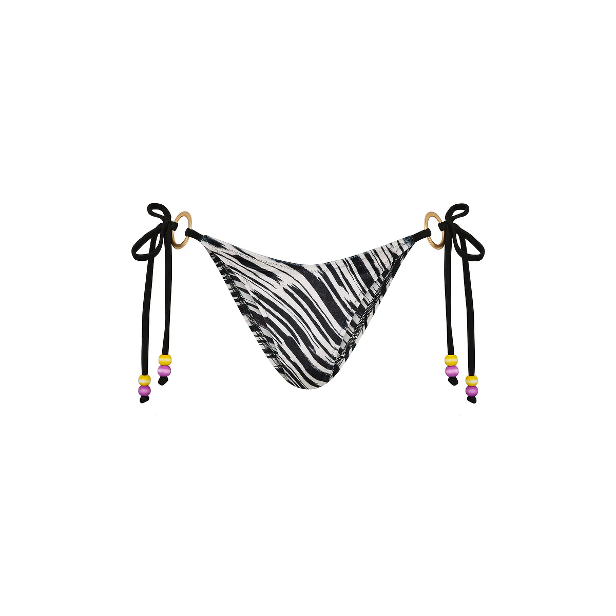 Ring Cheeky Tie Bikini Bottom - Wild Honey