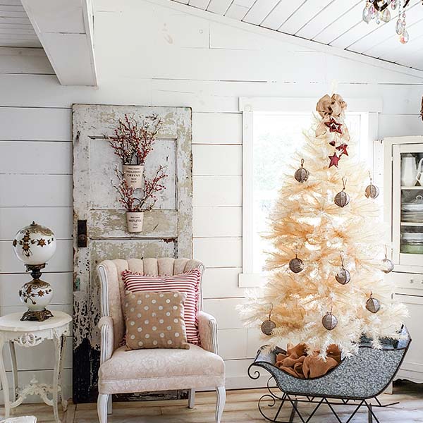 HUMONGOUS Galvanized Metal Christmas Sleighs, Set of 3