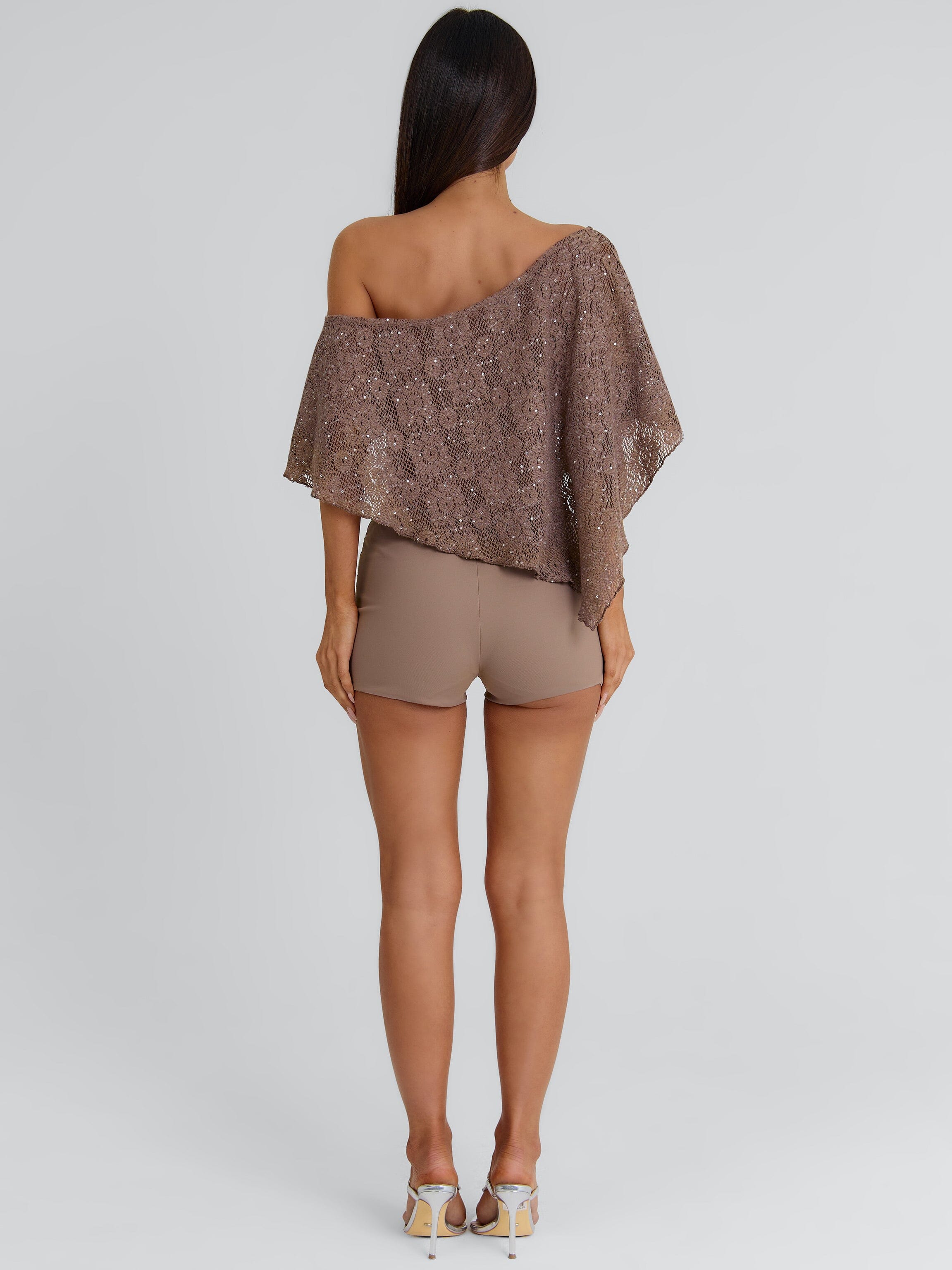 REECE LONGLINE TOP TAUPE