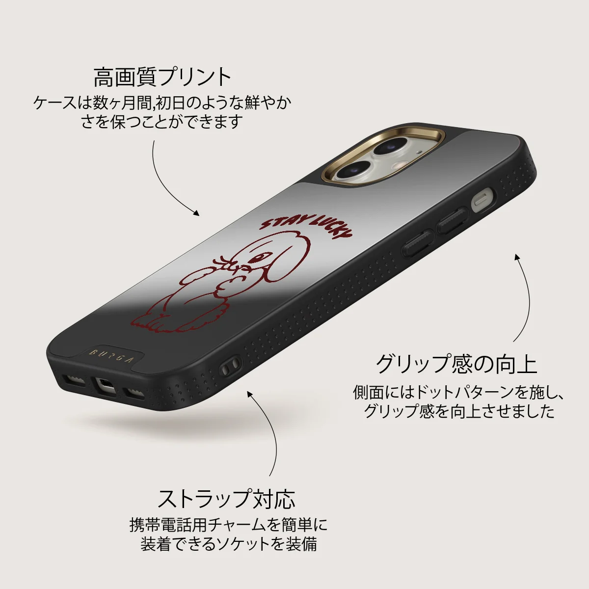 Stay Lucky - iPhone 12 ケース