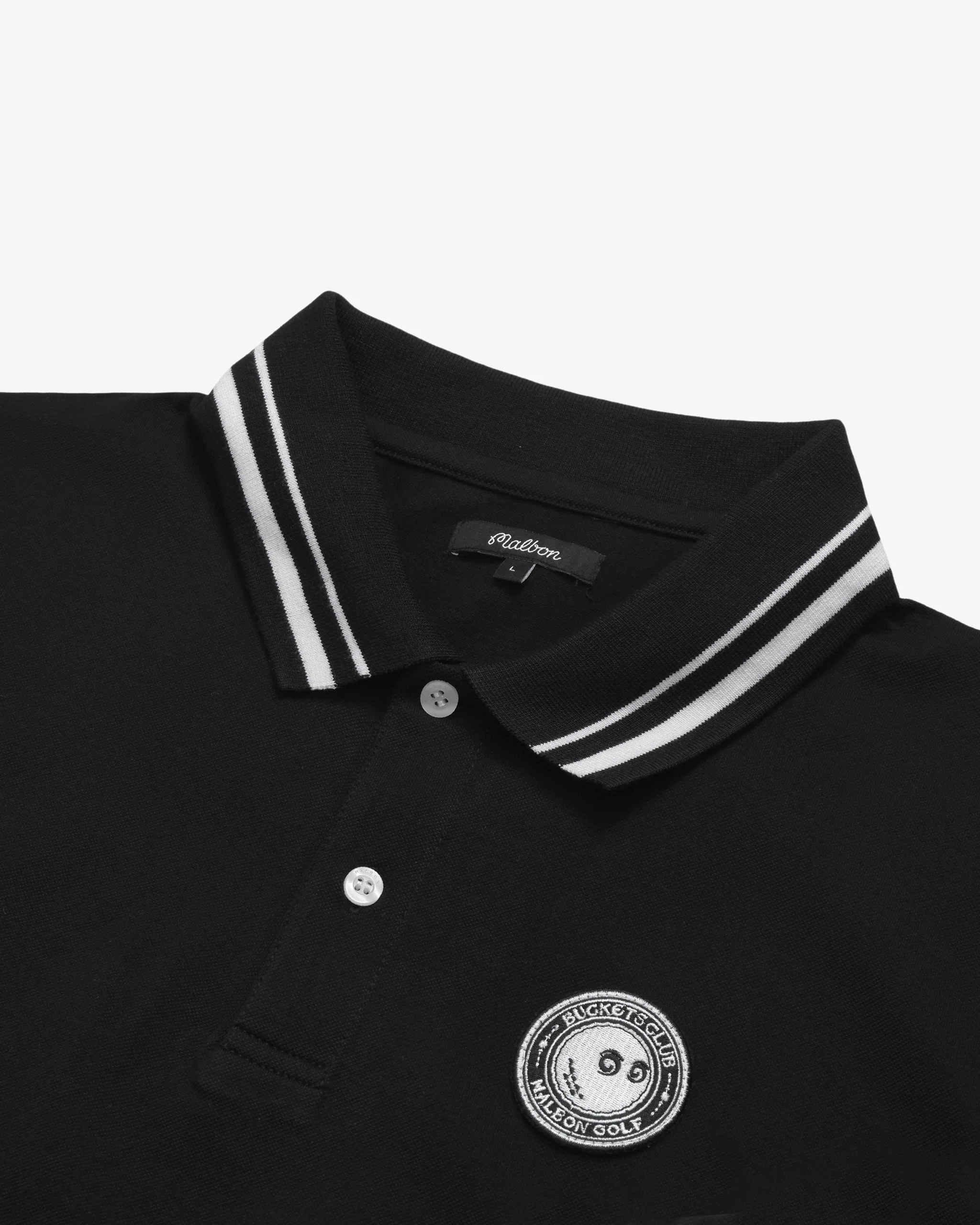 Buckets Club Founders Tipped Pique Polo