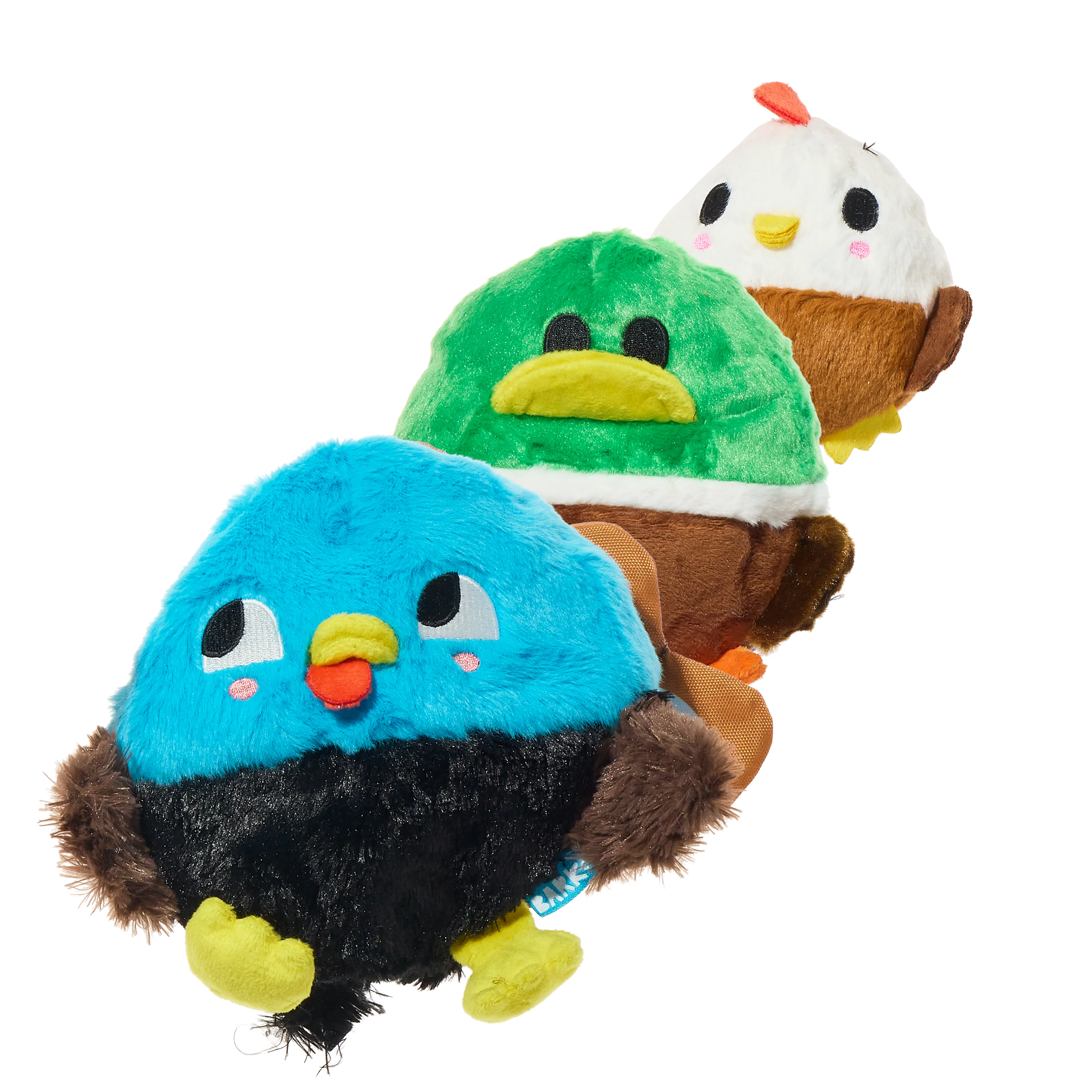 The Pecking Order Plush Multi-Part Dog Toy