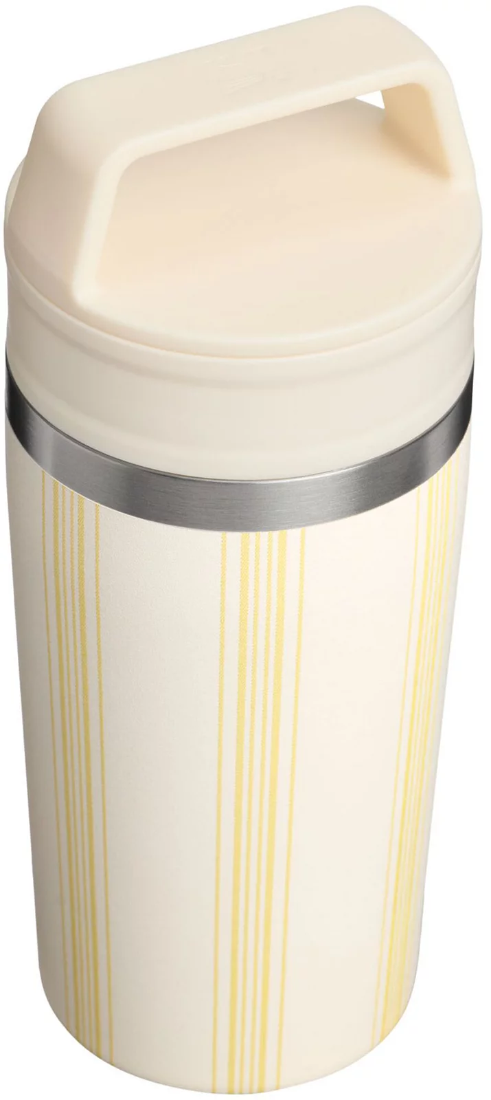Stanley 12oz. Cafe To Go Travel Mug - Spring Picnic - Cream Picnic Stripe