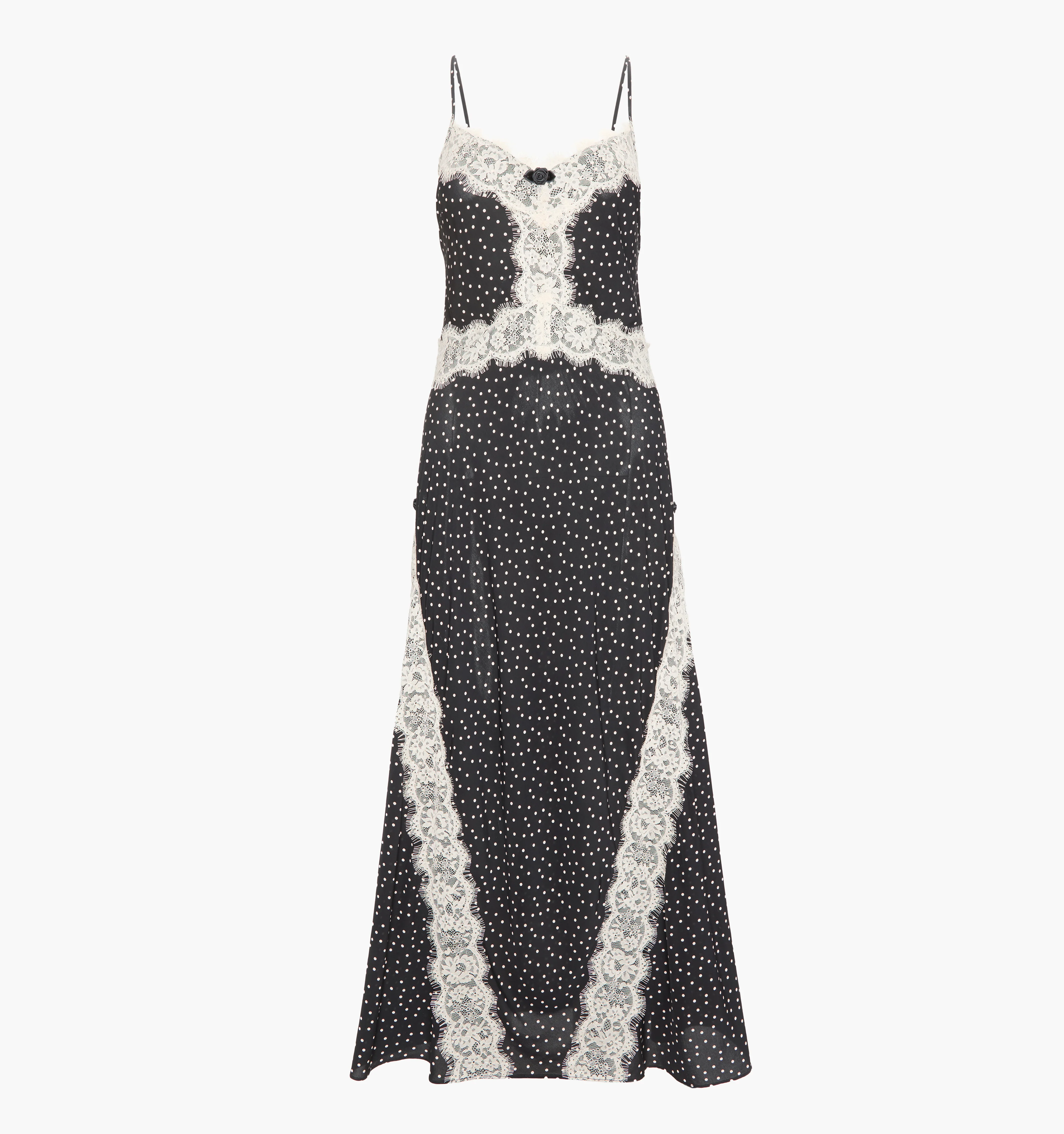 The Francesca Dress - Black Polka Dot