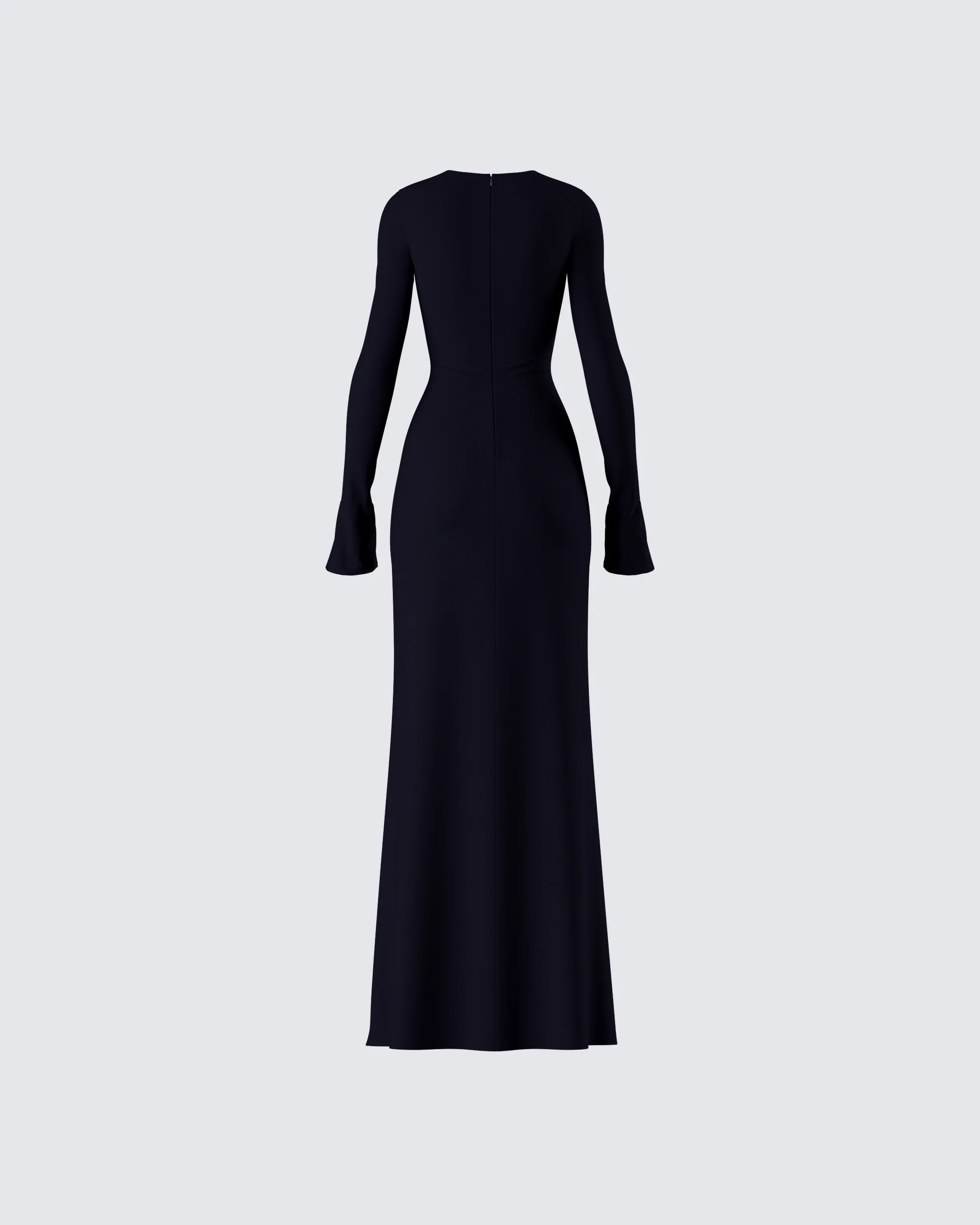 Eda Black Bandeau Maxi Dress