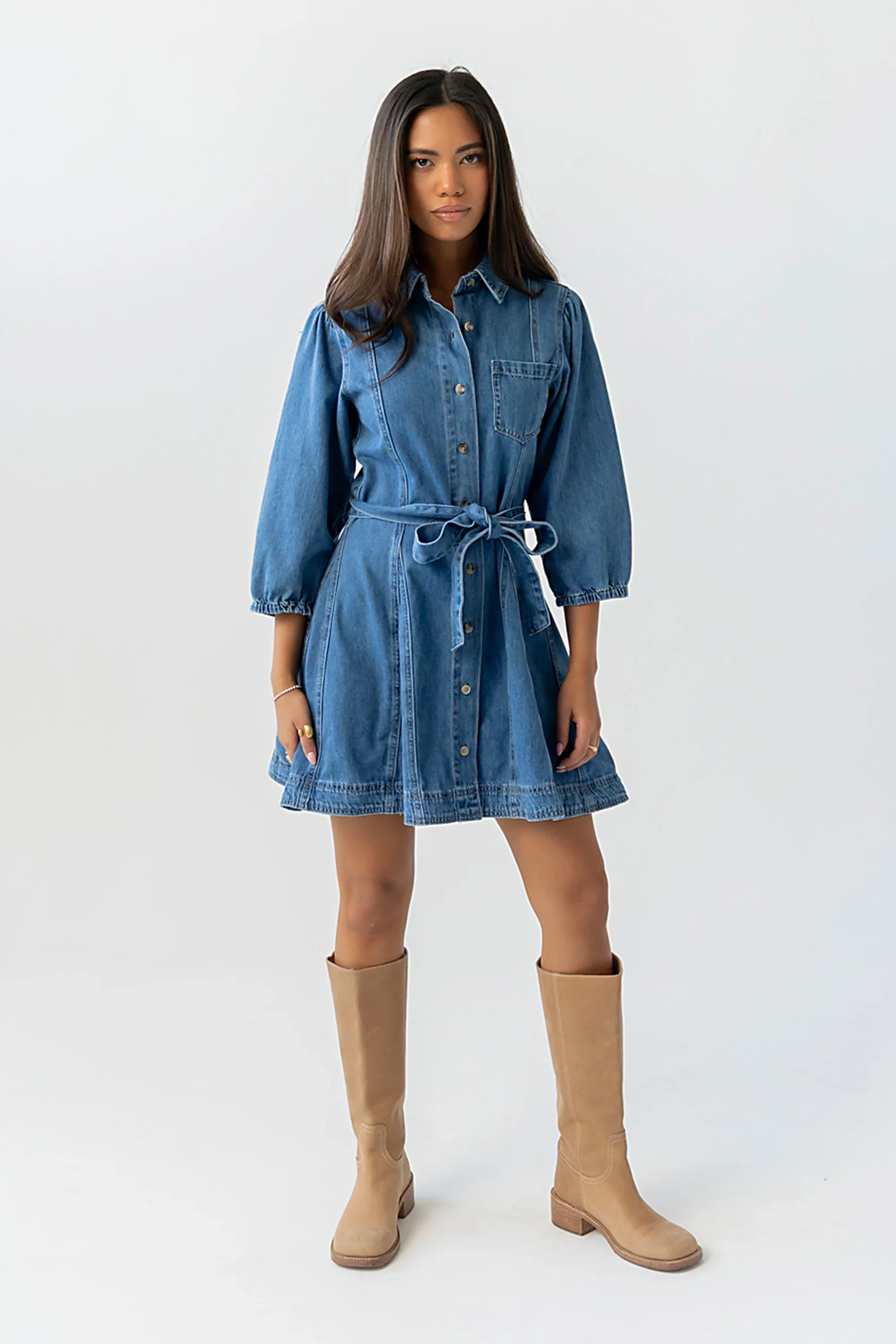 Carter Denim Mini Dress