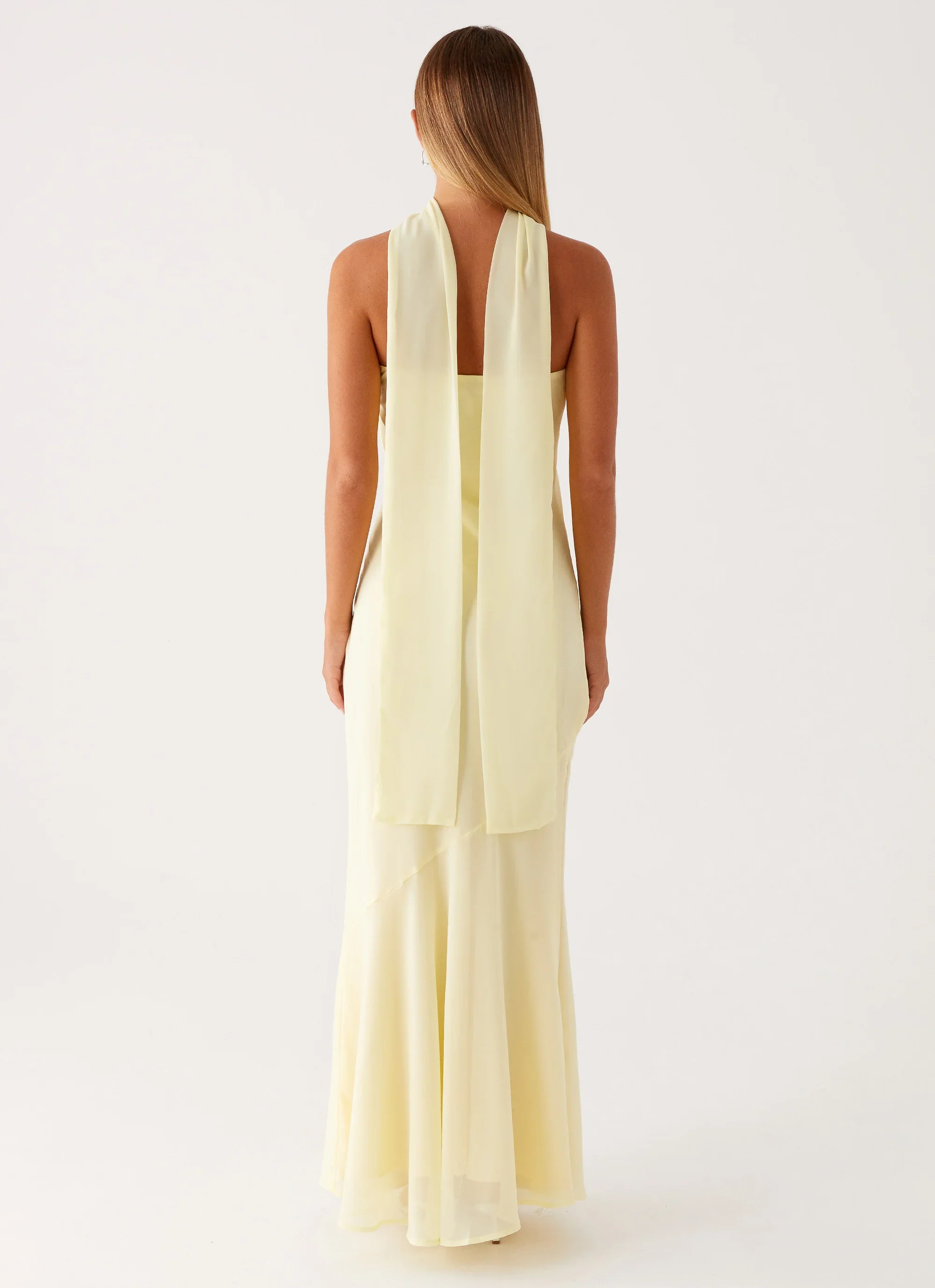 Under The Pagoda Maxi Dress - Yellow