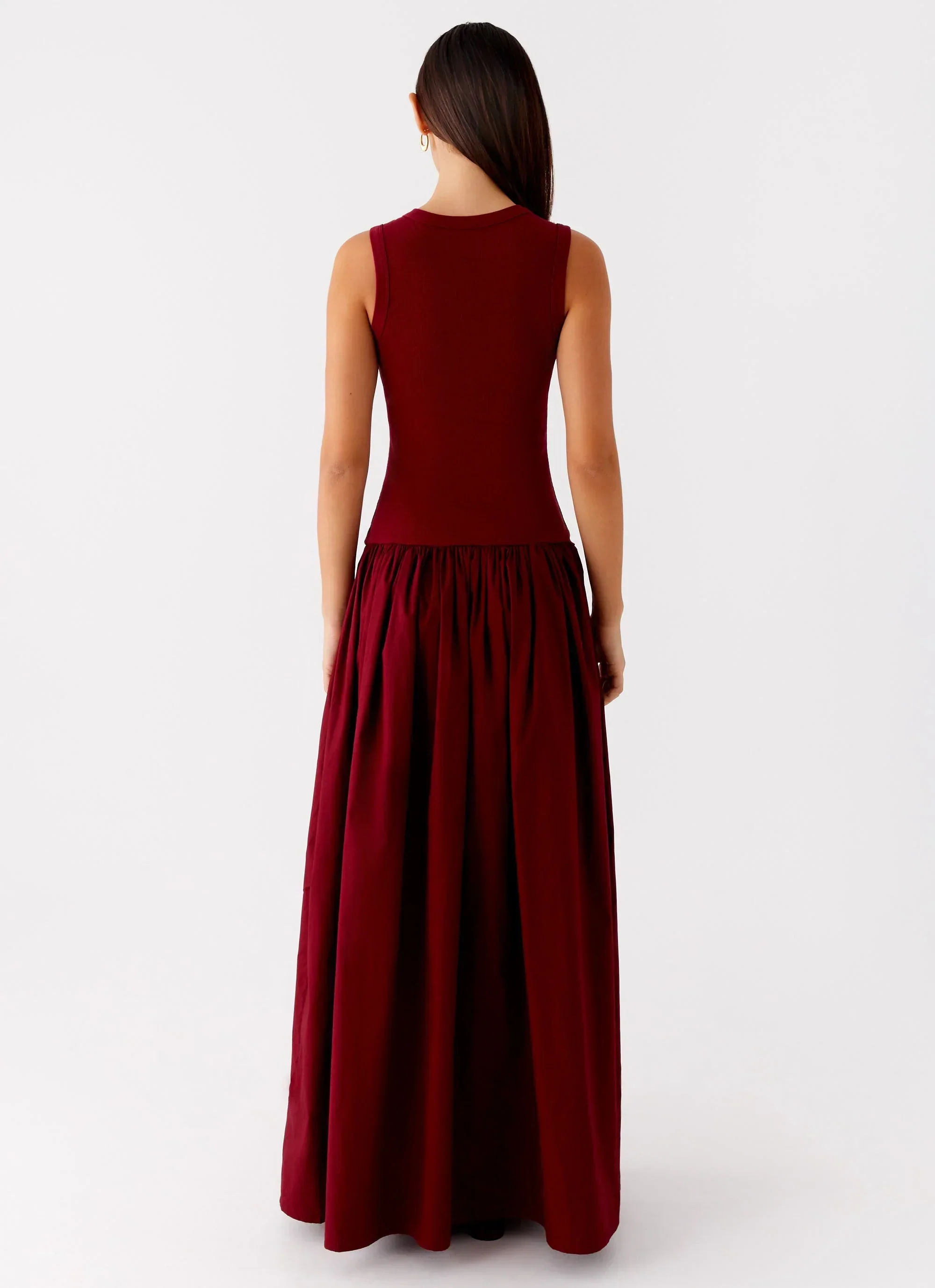 Shivani Maxi Dress - Maroon