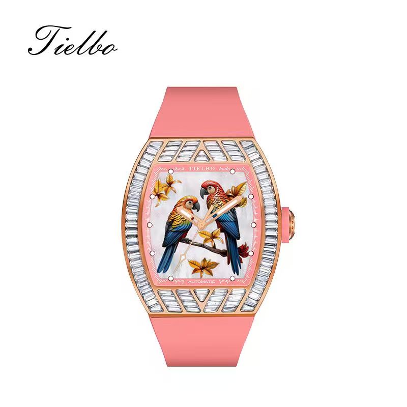 Serendipity Watch – Rose Gold, Quartz, Crystal Inlay T859L