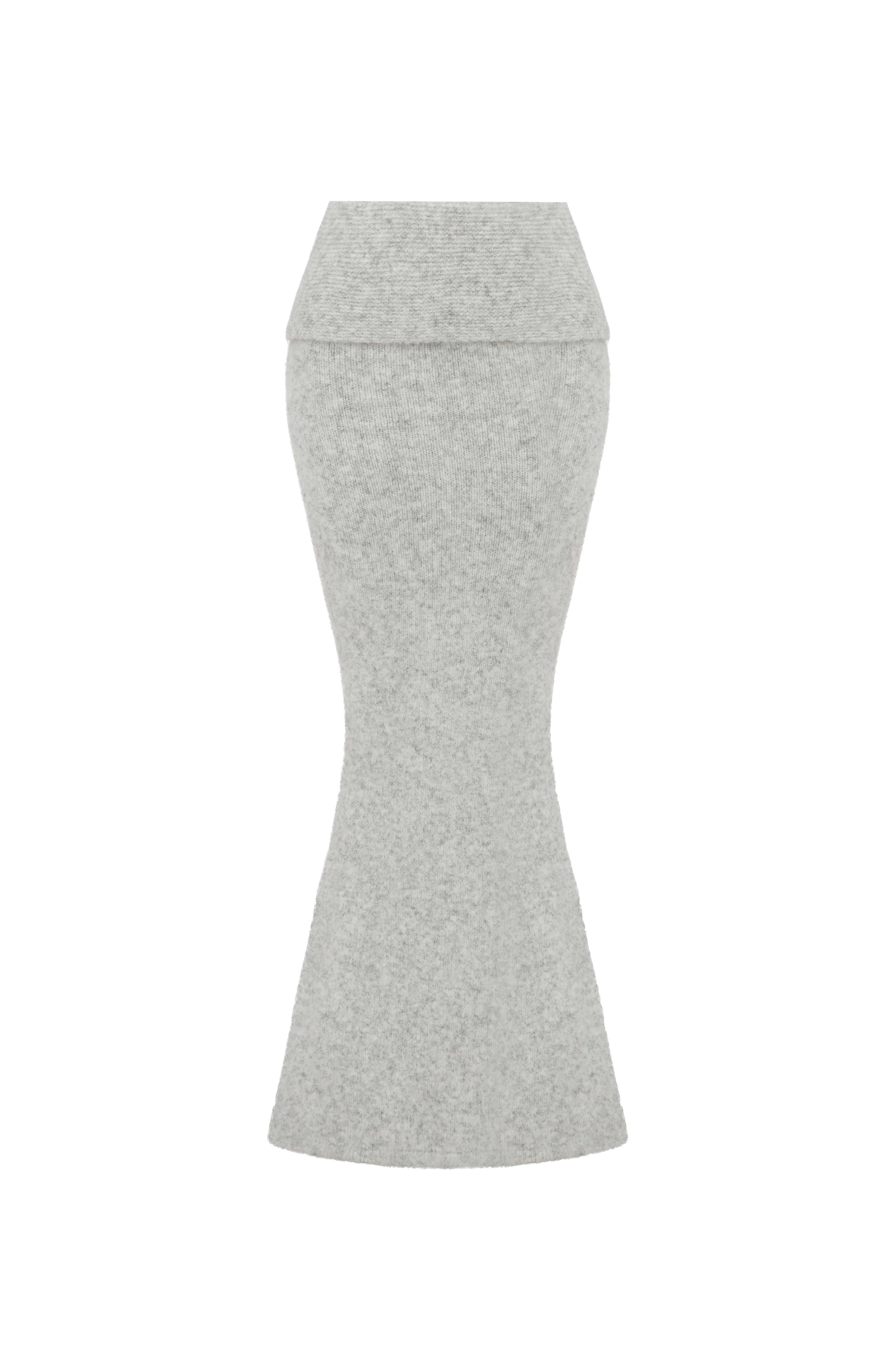 Andie Maxi Skirt - Light Grey Marl