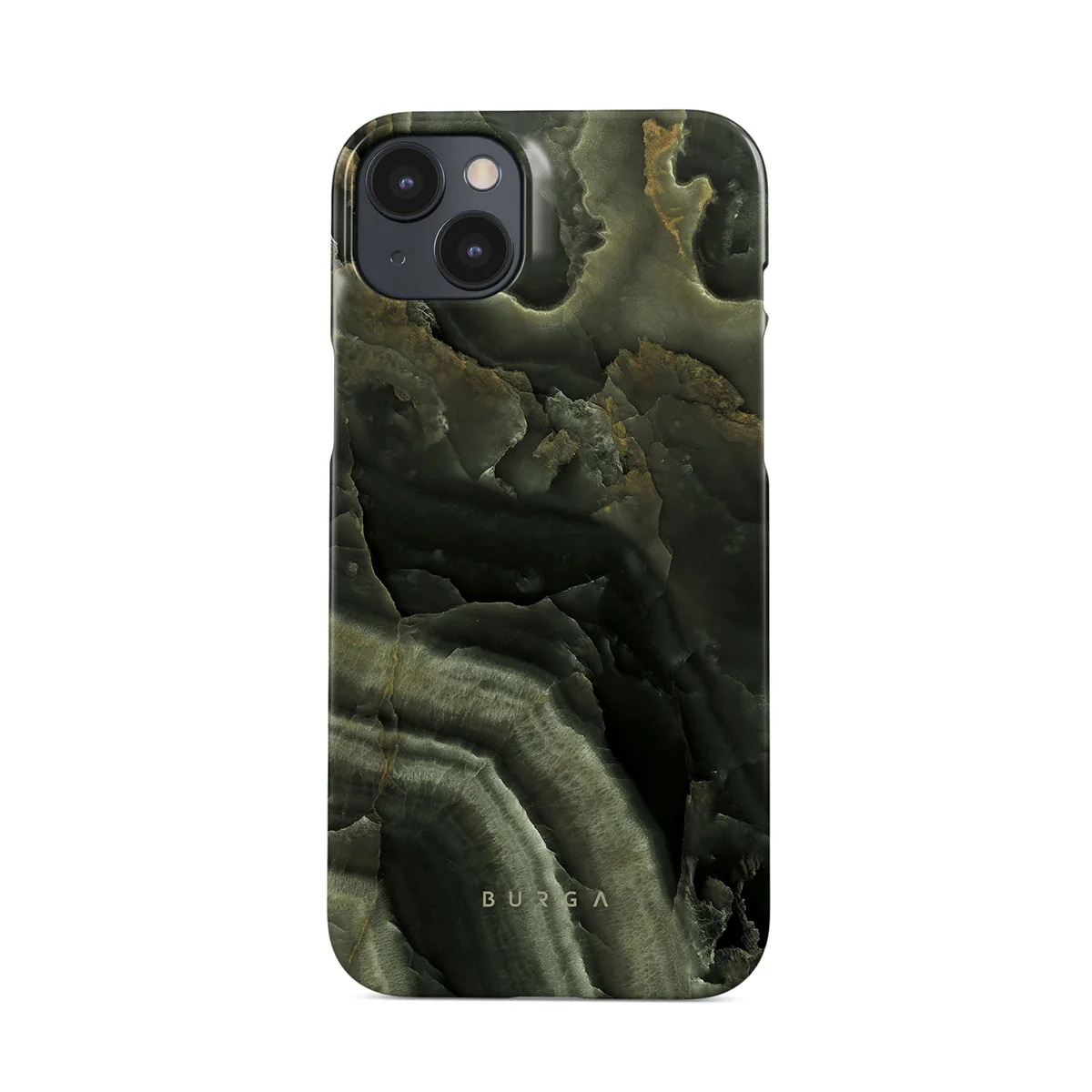 Misty Forest - Green Marble iPhone 14 Plus ケース
