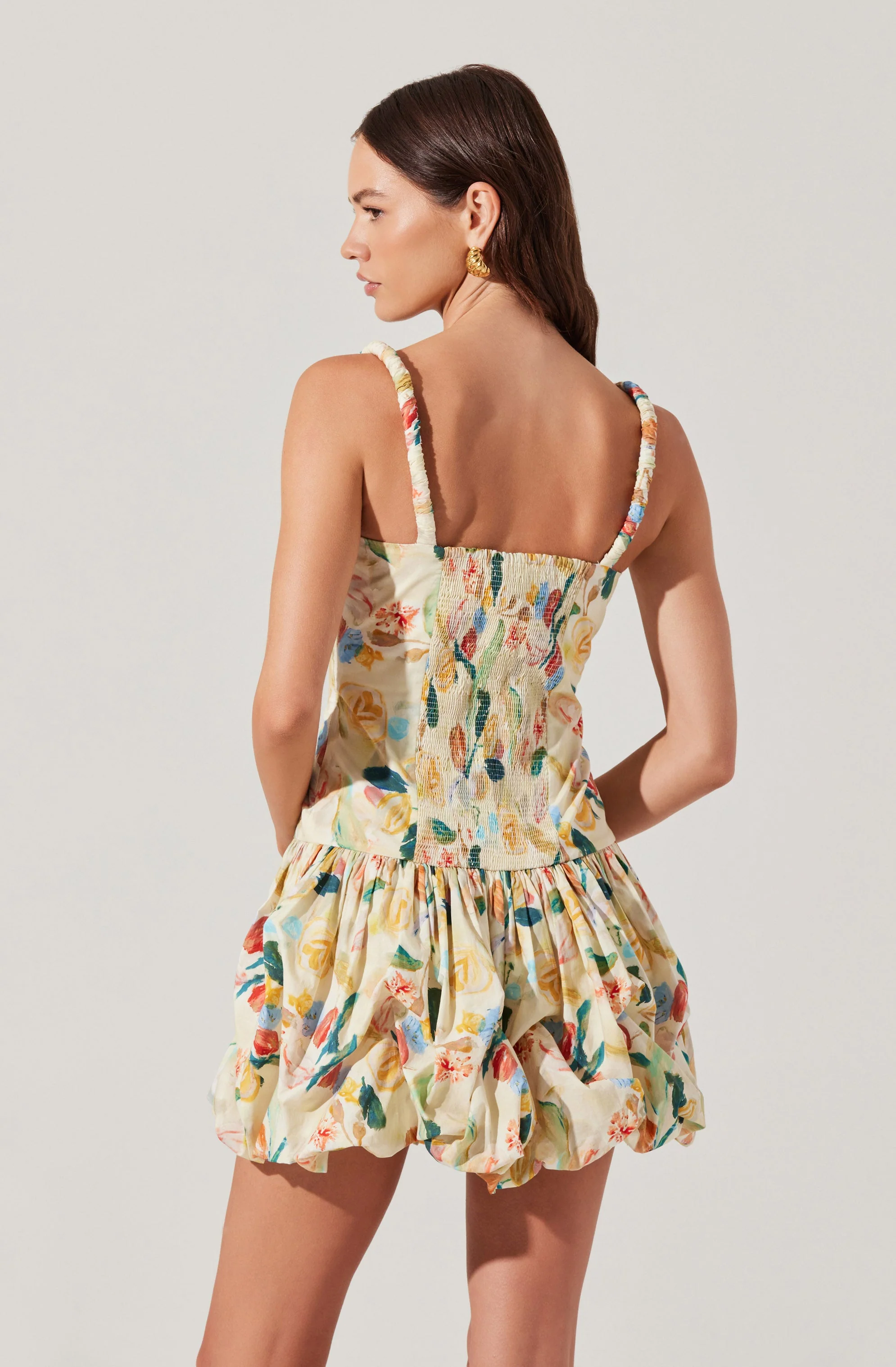 Keyla Floral Bubble Dress - luluinthesky