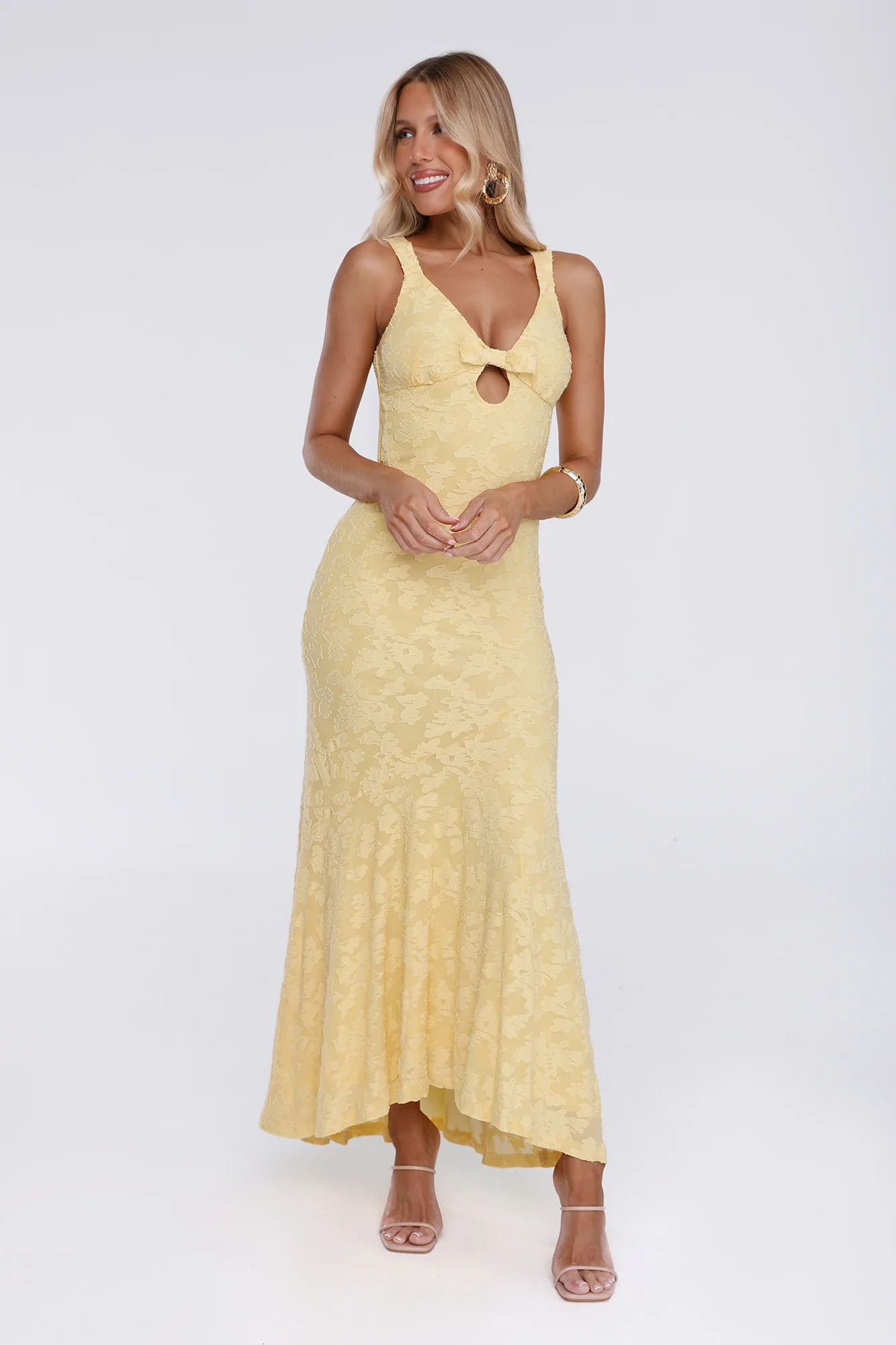 Effortless Glow Maxi Dress Yellow