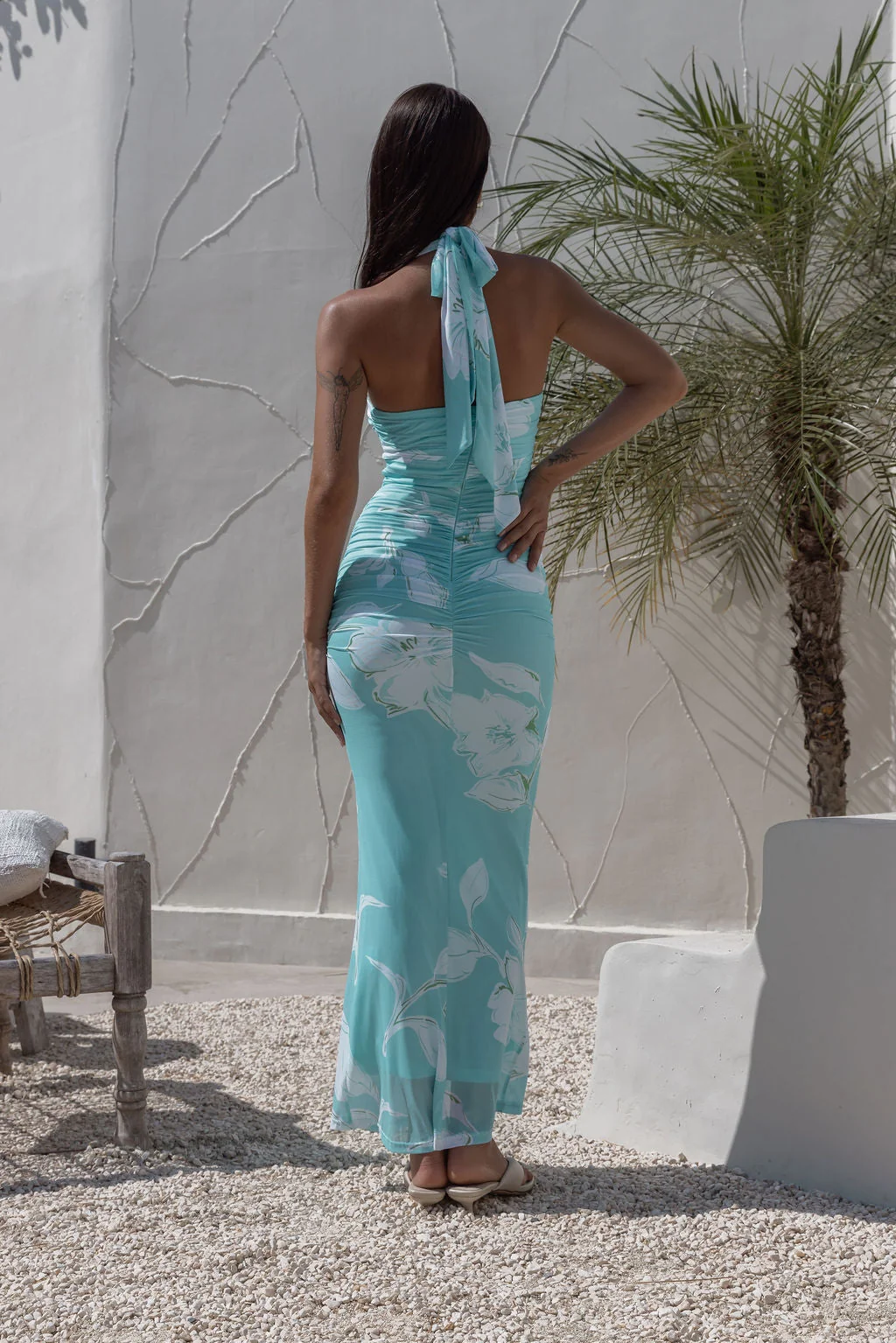 Seaside Whispers Maxi Dress Sage
