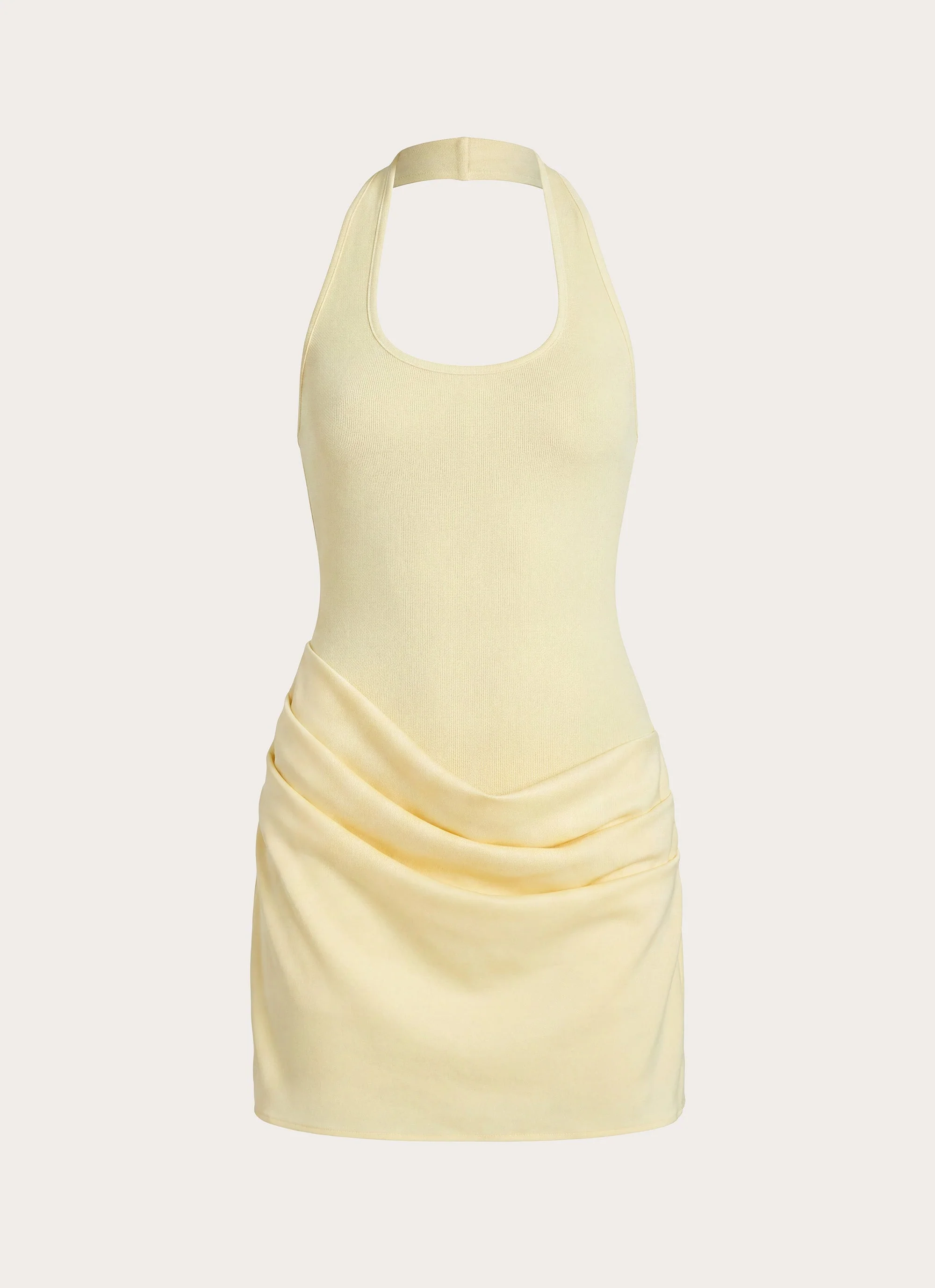 Deena Mini Dress - Yellow - luluinthesky