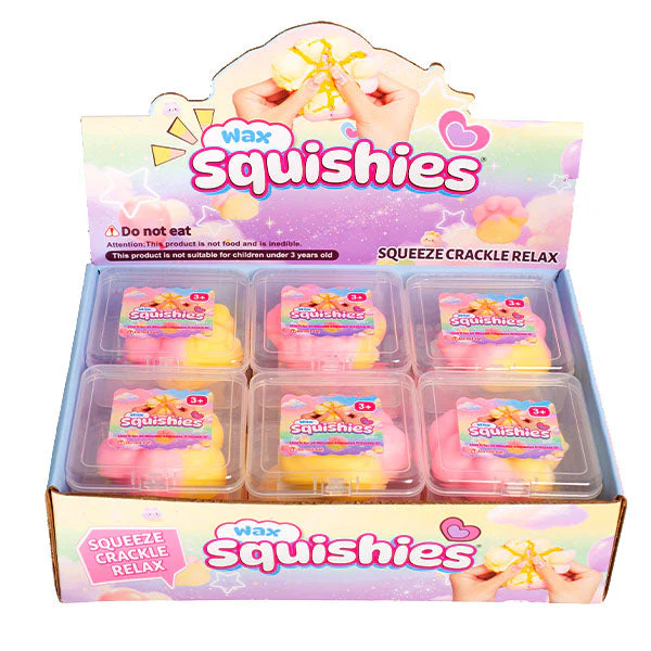 Wax Squishies® Cat Paw Wax Crackle Fidget Clay Toy (1pc)