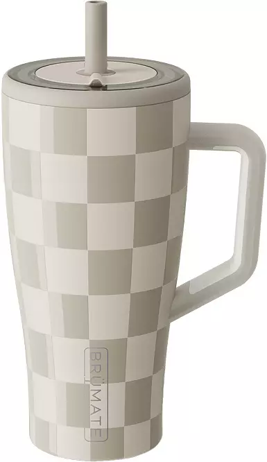 BruMate Era 30oz Tumbler Tan Checker