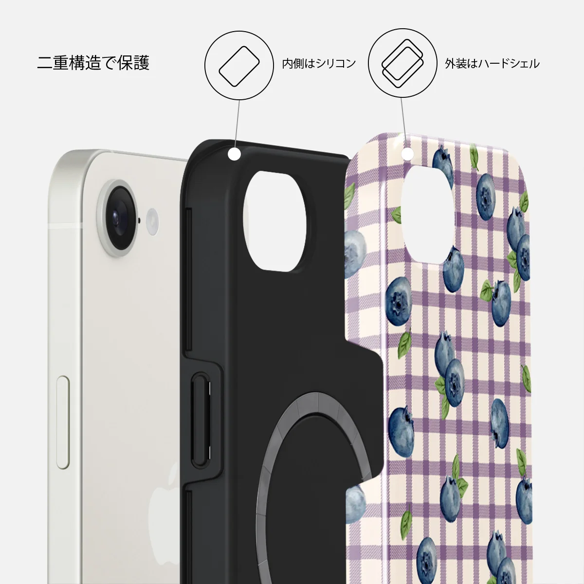 Blueberry Muffin - iPhone 17e ケース