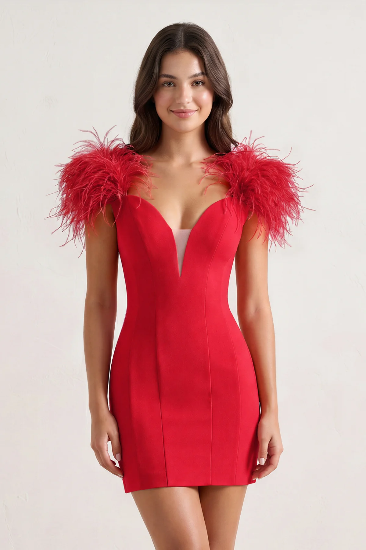 Sheath Off The Shoulder Satin Homecoming Dress